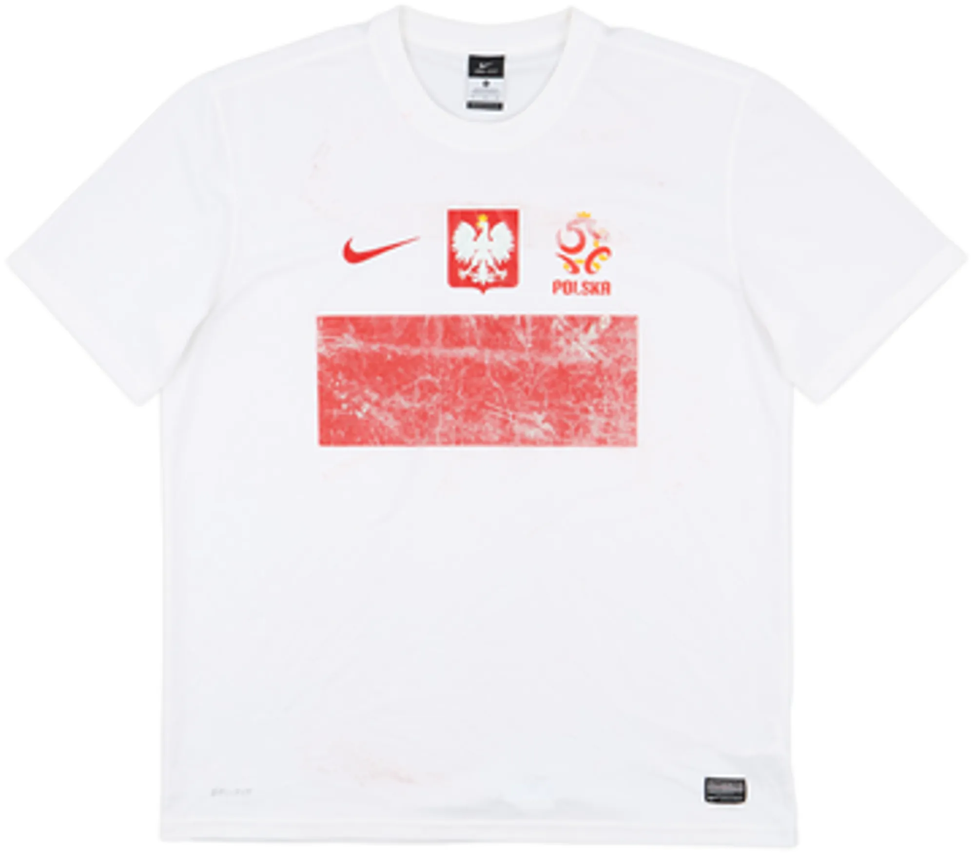 Nike Poland Mens SS Home Shirt 2012
