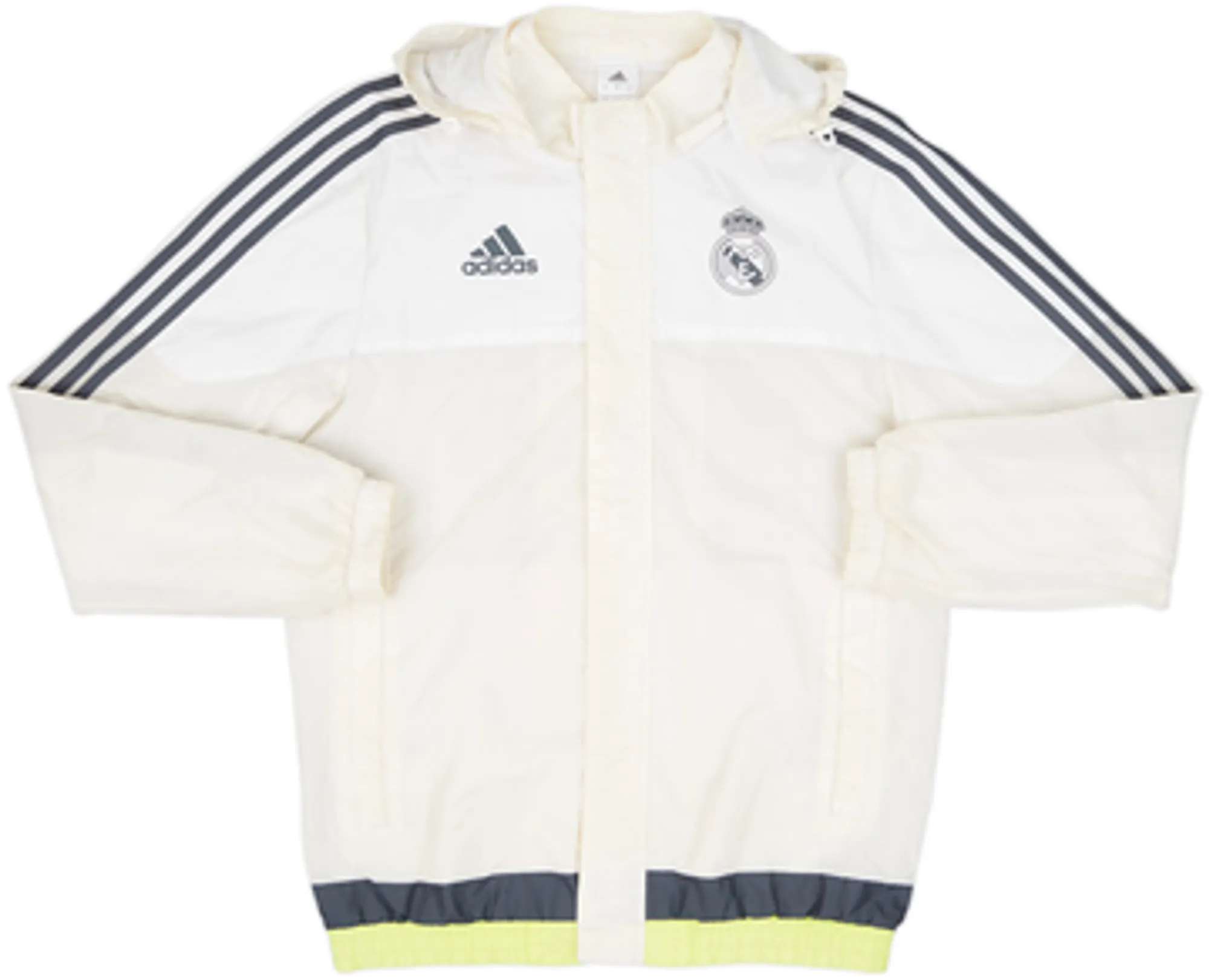 2015-16 Real Madrid adidas Hooded Rain Coat - 5/10 - (S)