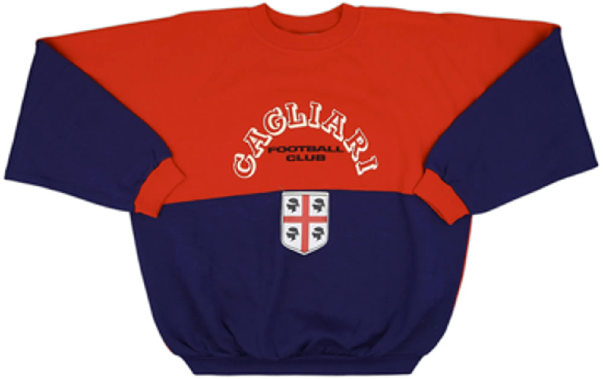 Hoodies/Sweat Tops Cagliari Mens SS Home Shirt 1990/91