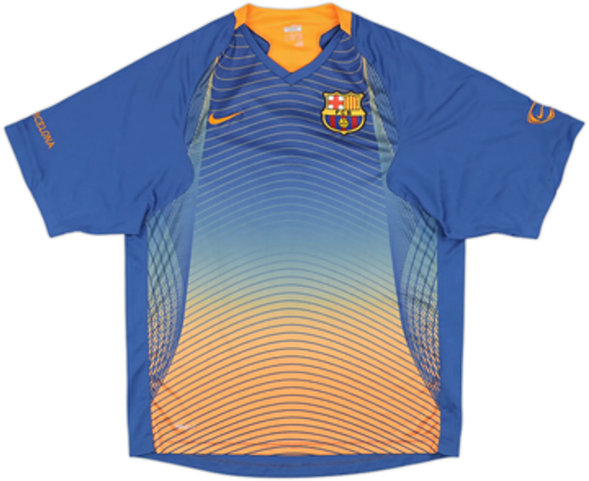 Nike Barcelona Mens SS Home Shirt 2007/08