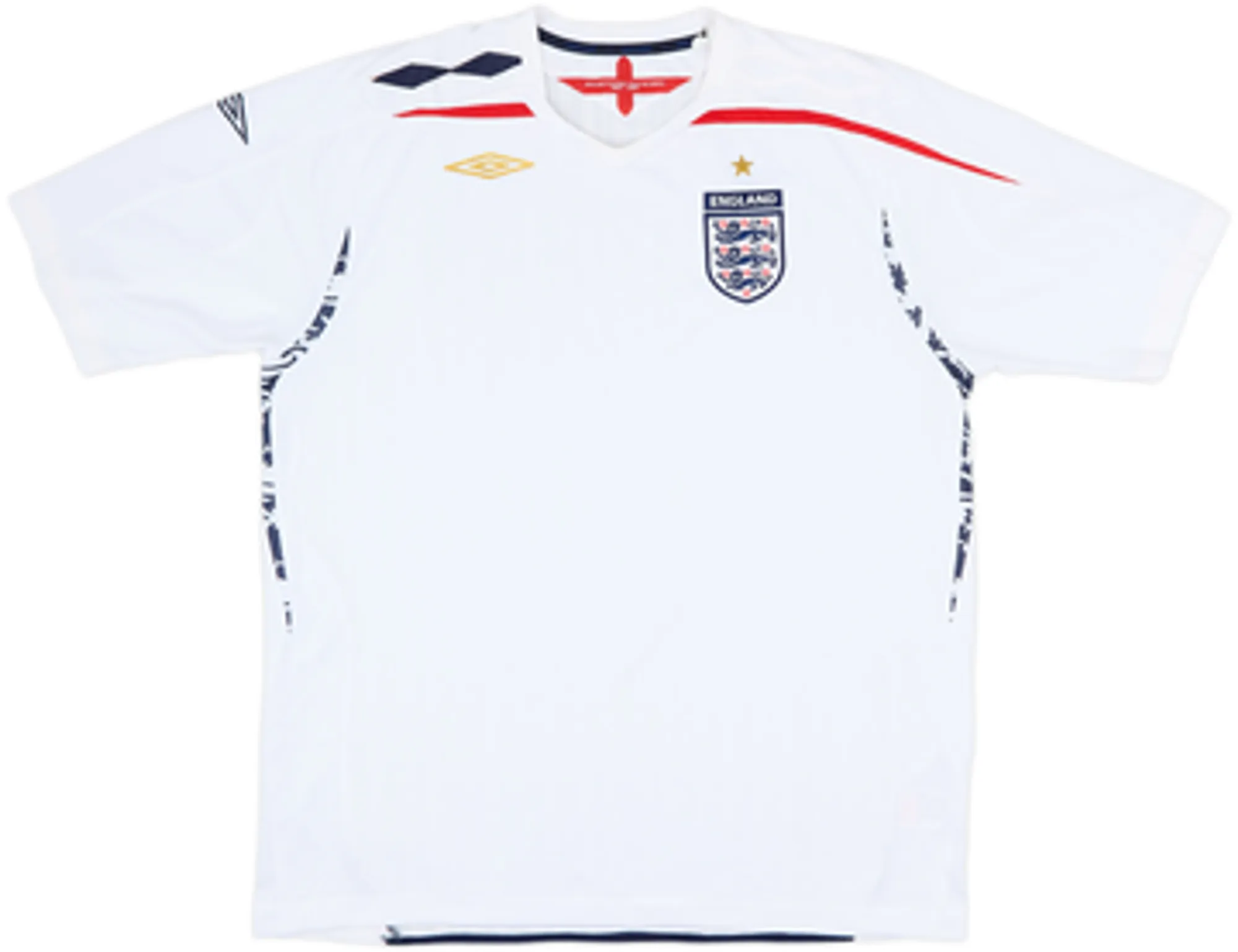 Umbro England Mens SS Home Shirt 2007