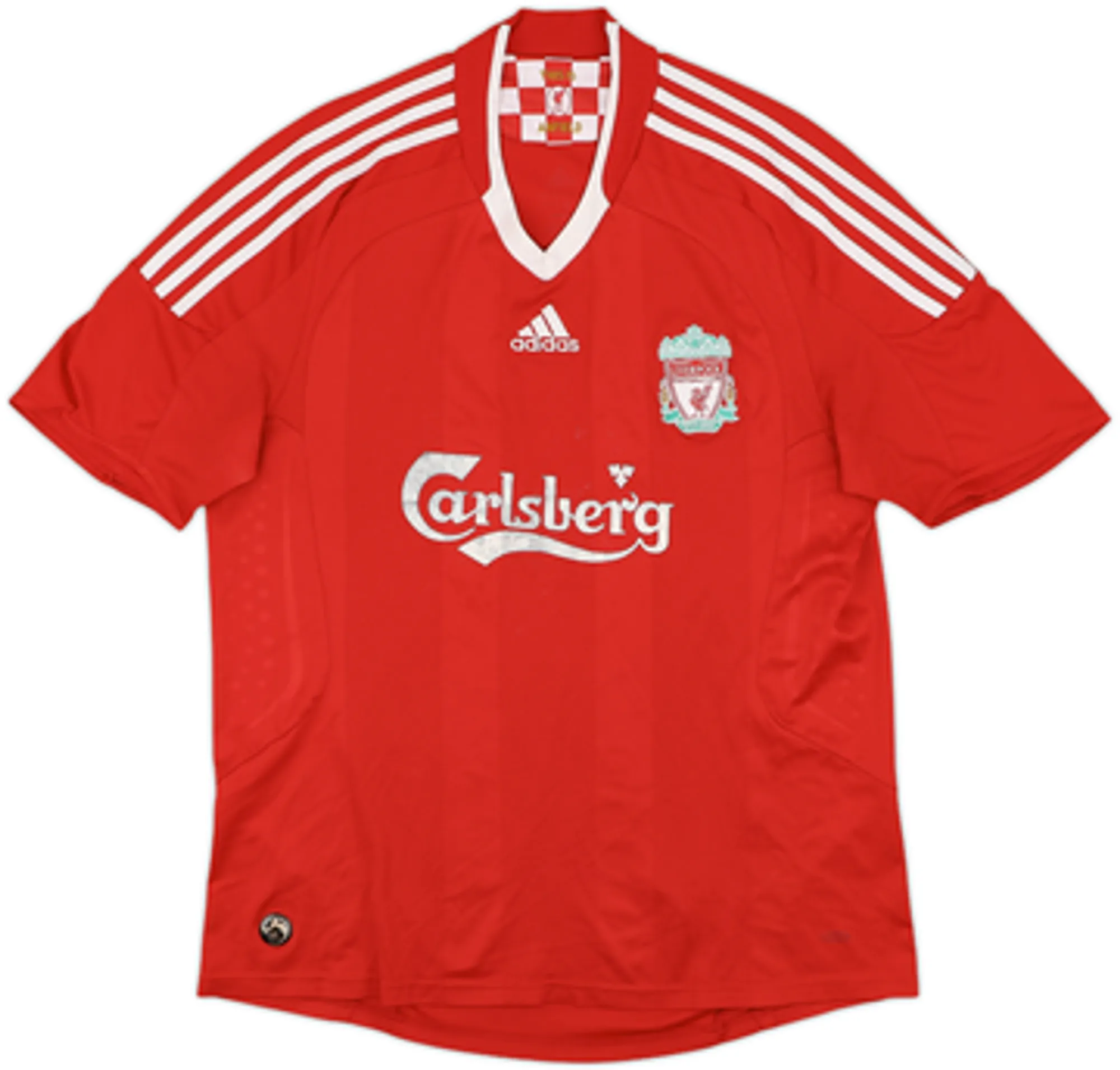 adidas Liverpool Mens SS Home Shirt 2008/10