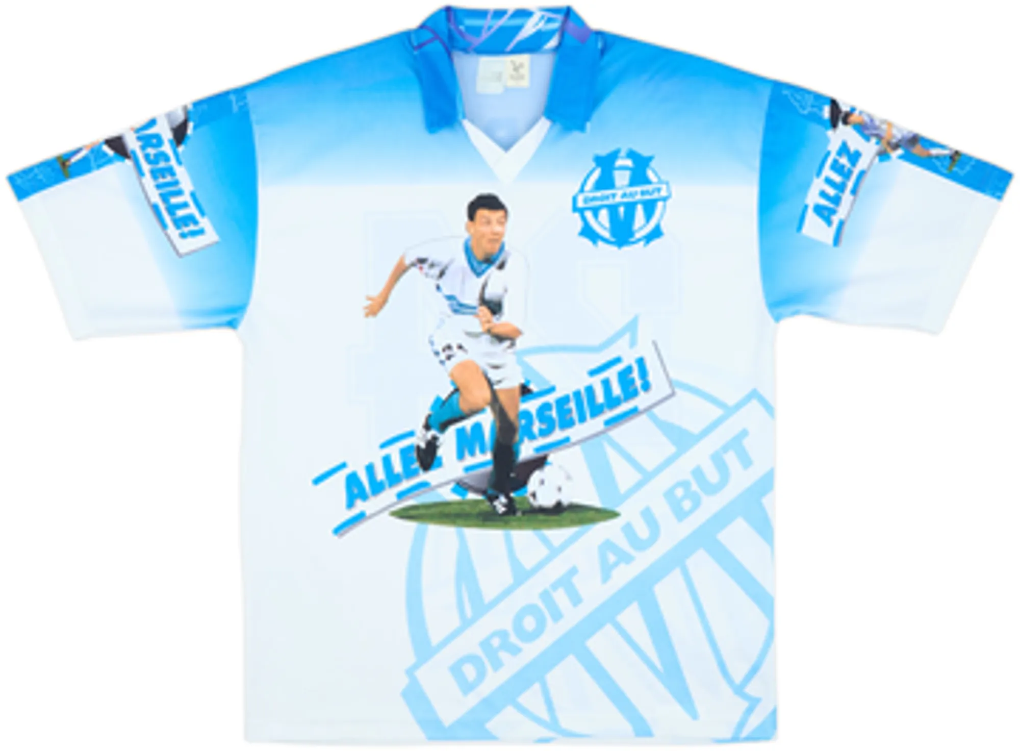 T-Shirts Marseille Mens SS Home Shirt 1996/97