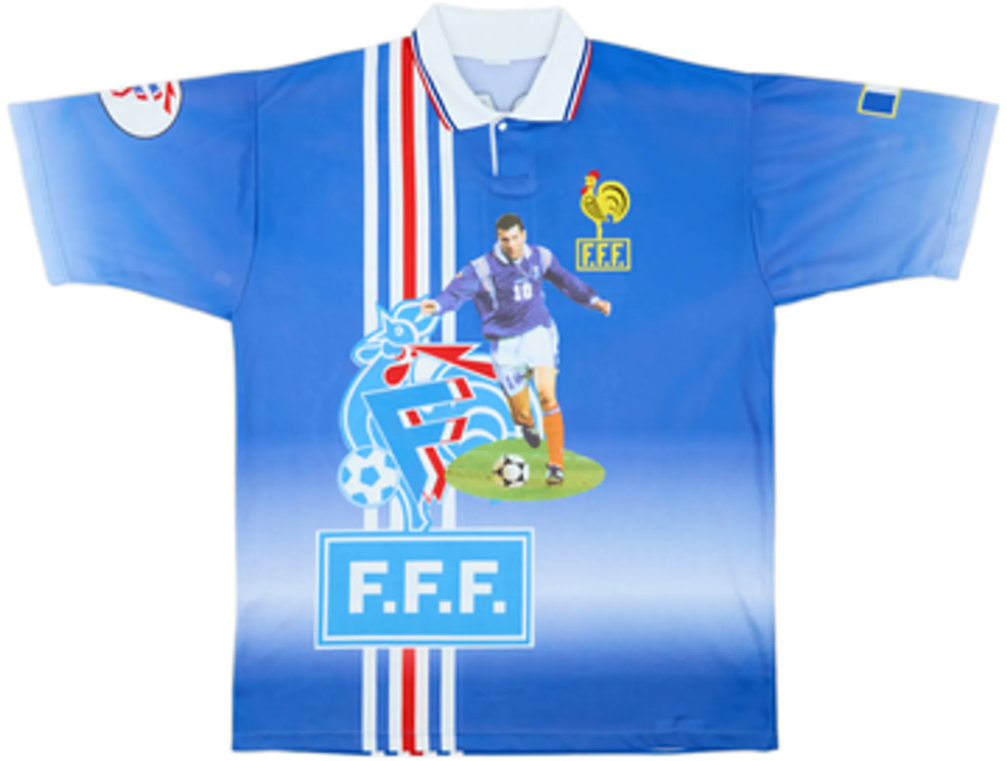 T-Shirts France Mens SS Home Shirt 1996