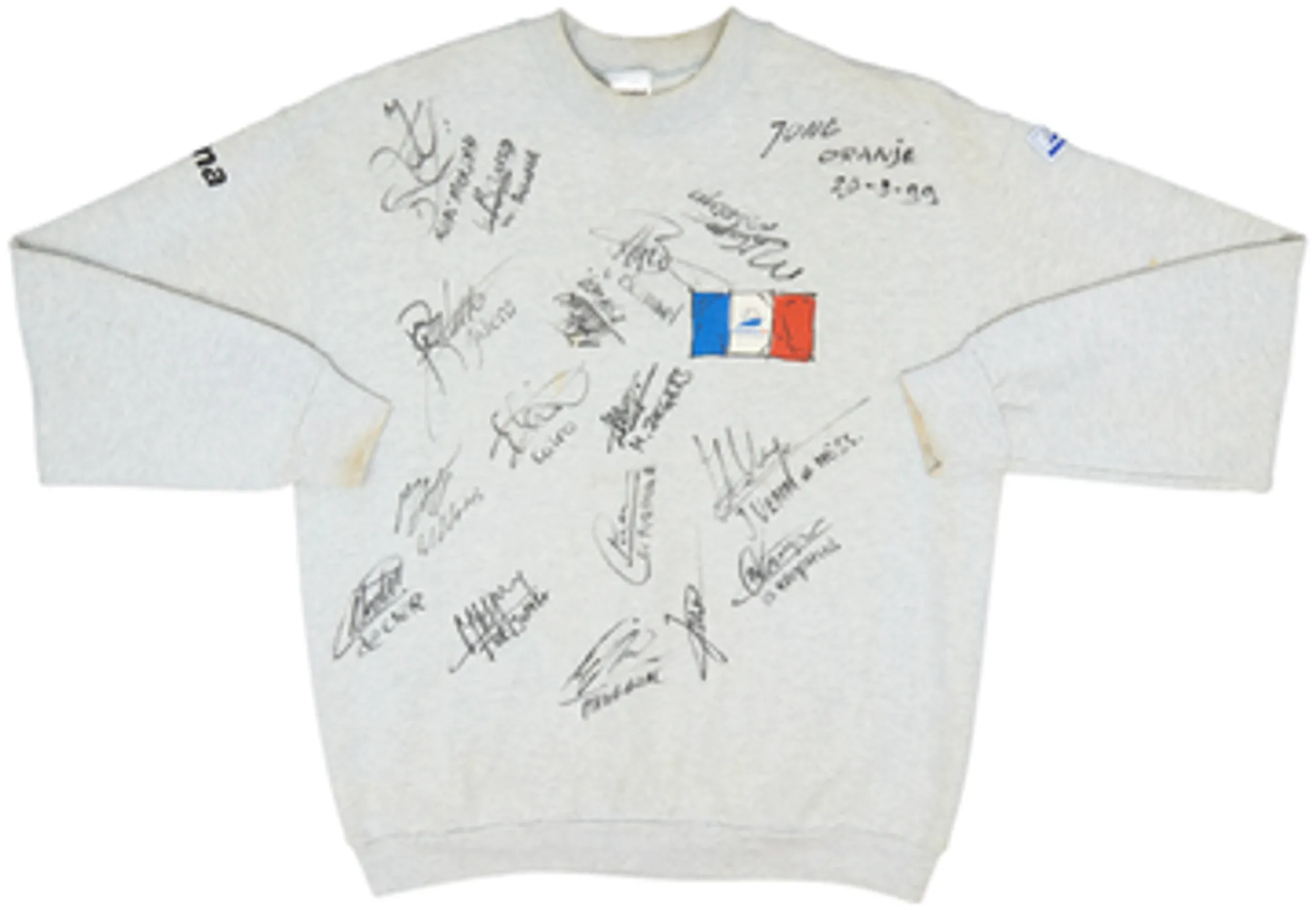 Hoodies/Sweat Tops France Mens SS Home Shirt 1998