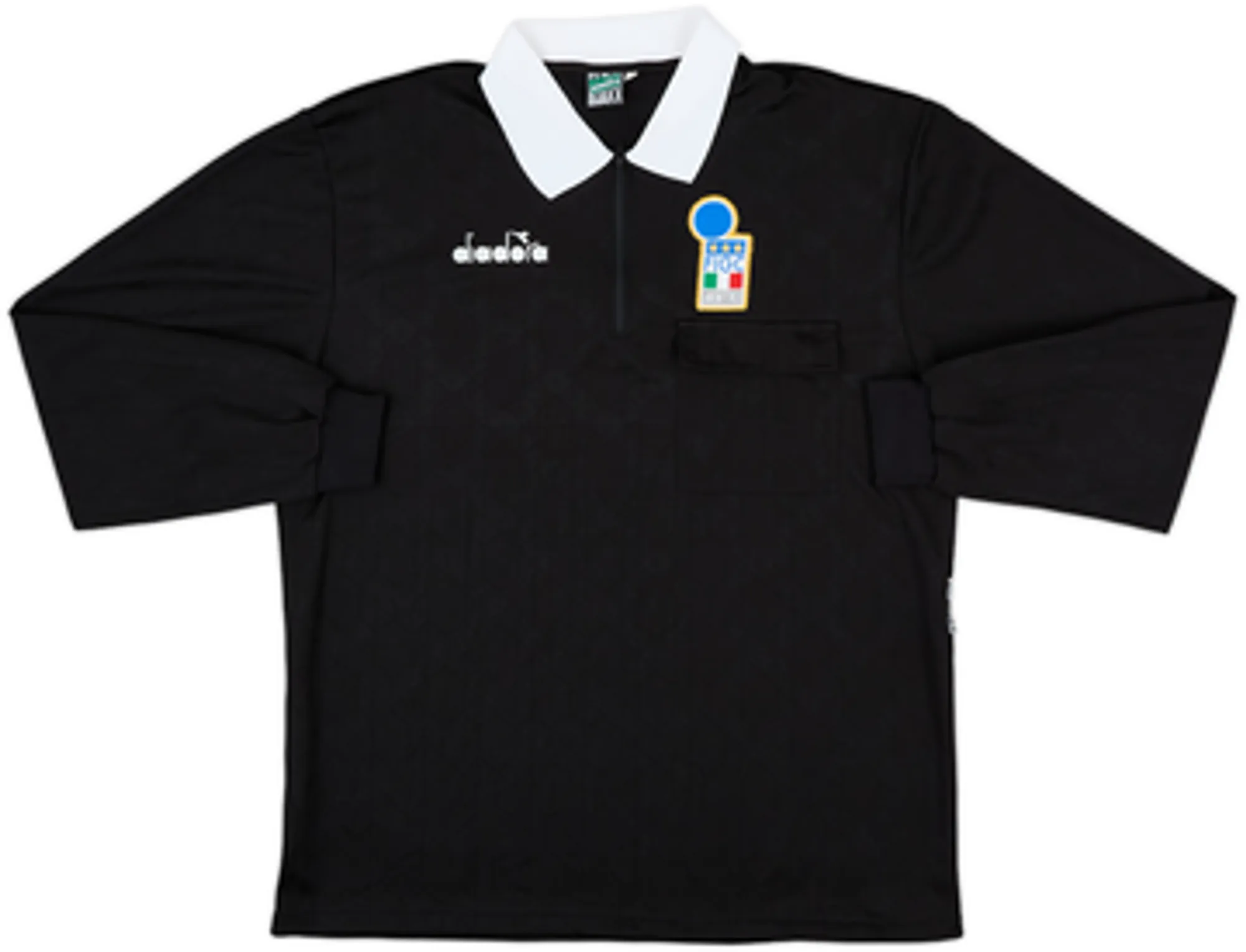 Diadora Italy Mens LS Home Shirt 1990