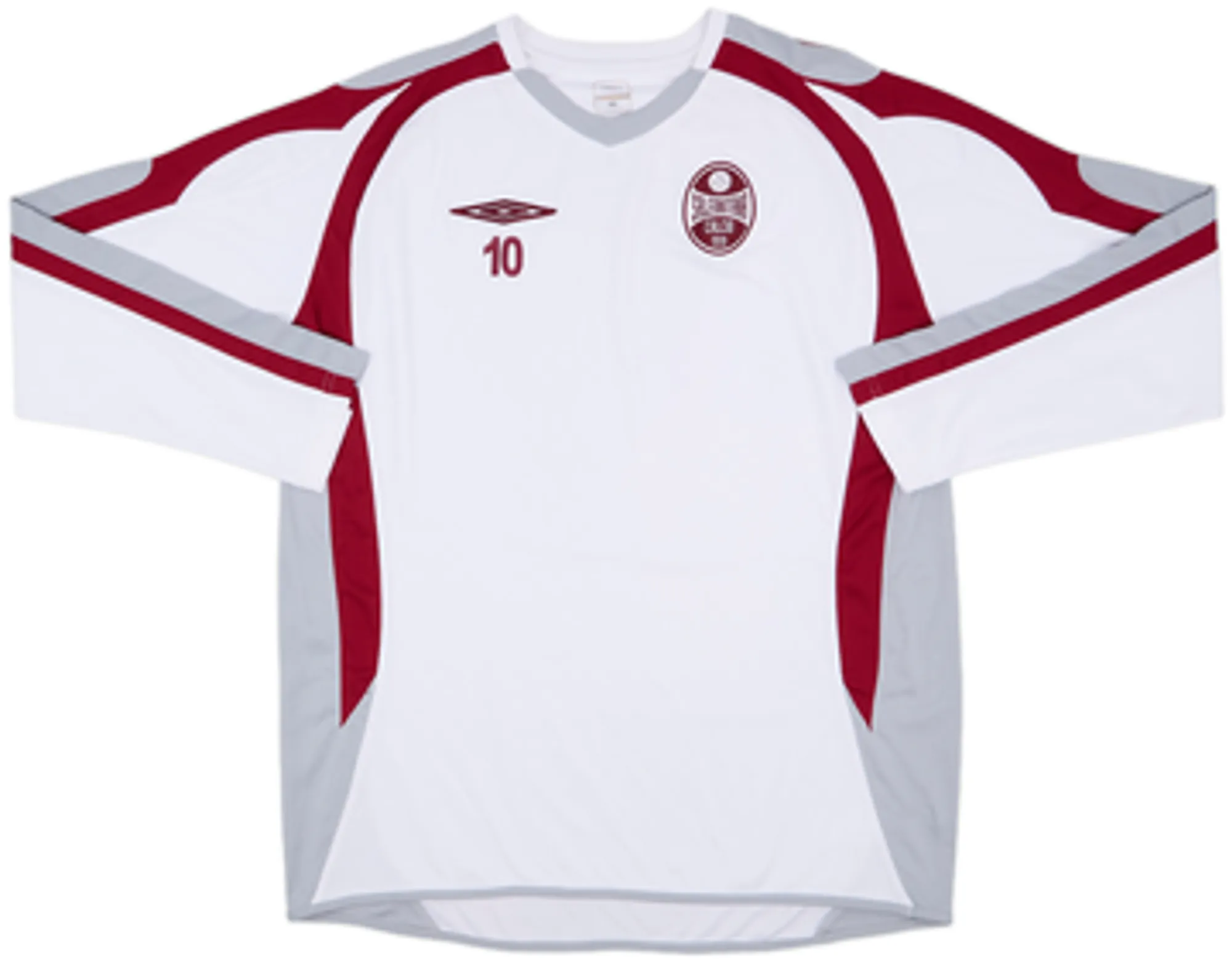 Umbro Salernitana Mens LS Player Issue Home Shirt 2007/08