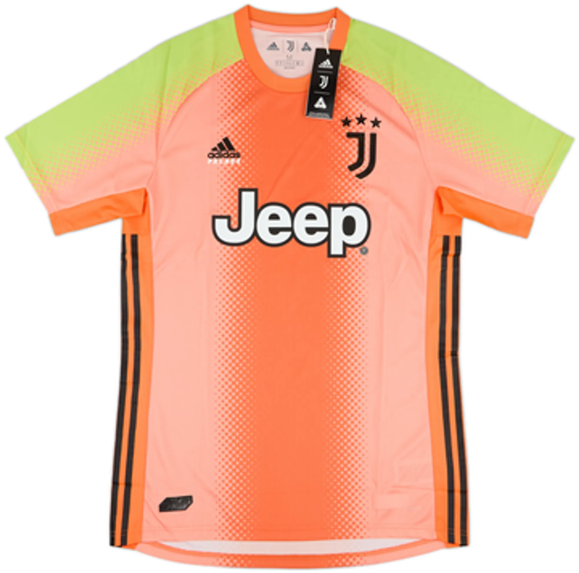 adidas Juventus Mens SS Goalkeeper Player Issue Home Shirt 2019/20