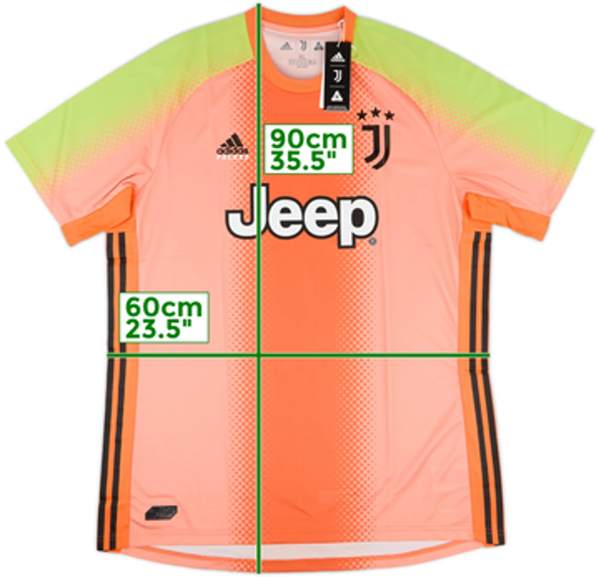 adidas Juventus Mens SS Goalkeeper Player Issue Home Shirt 2019/20