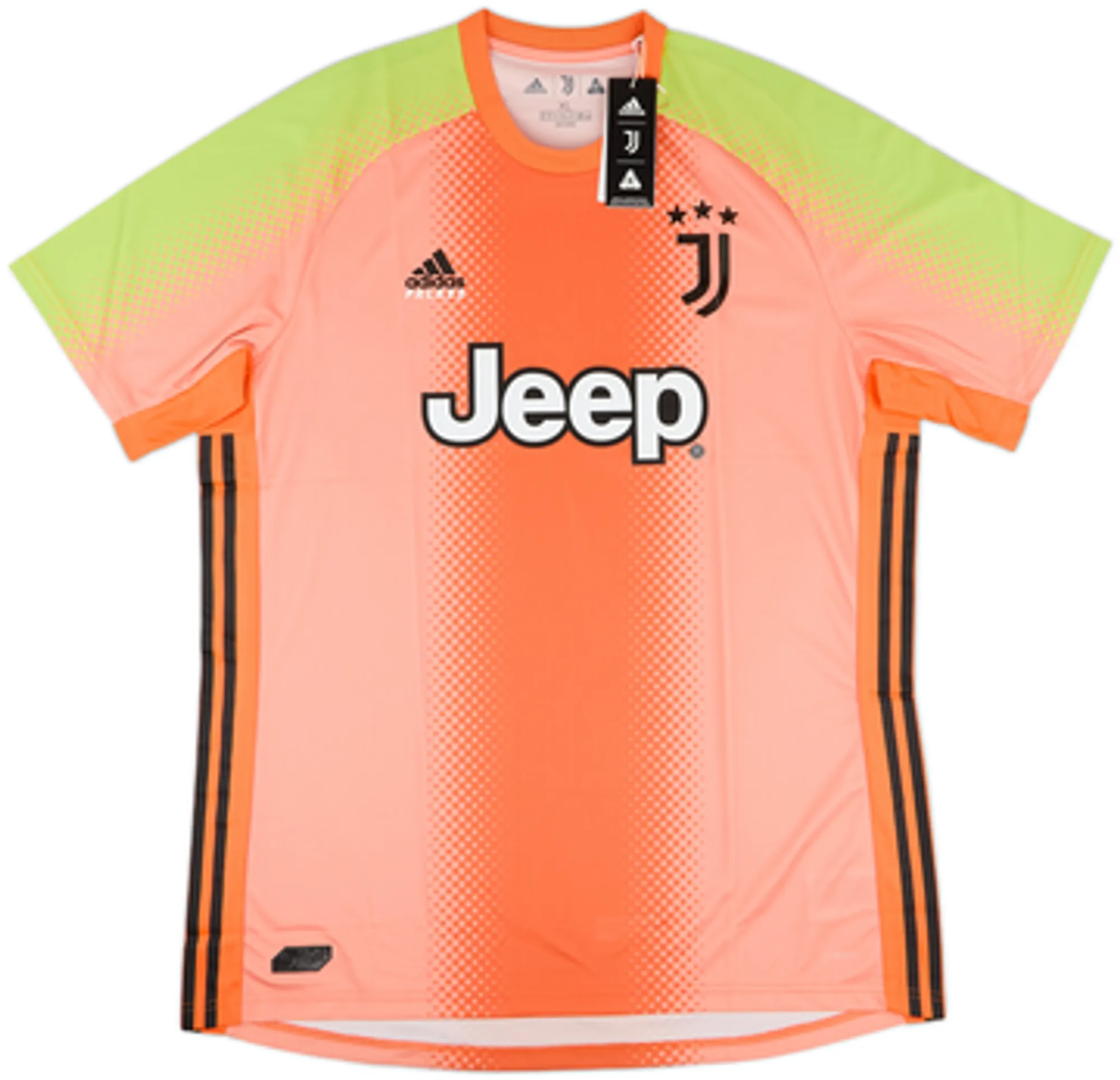 adidas Juventus Mens SS Goalkeeper Player Issue Home Shirt 2019/20