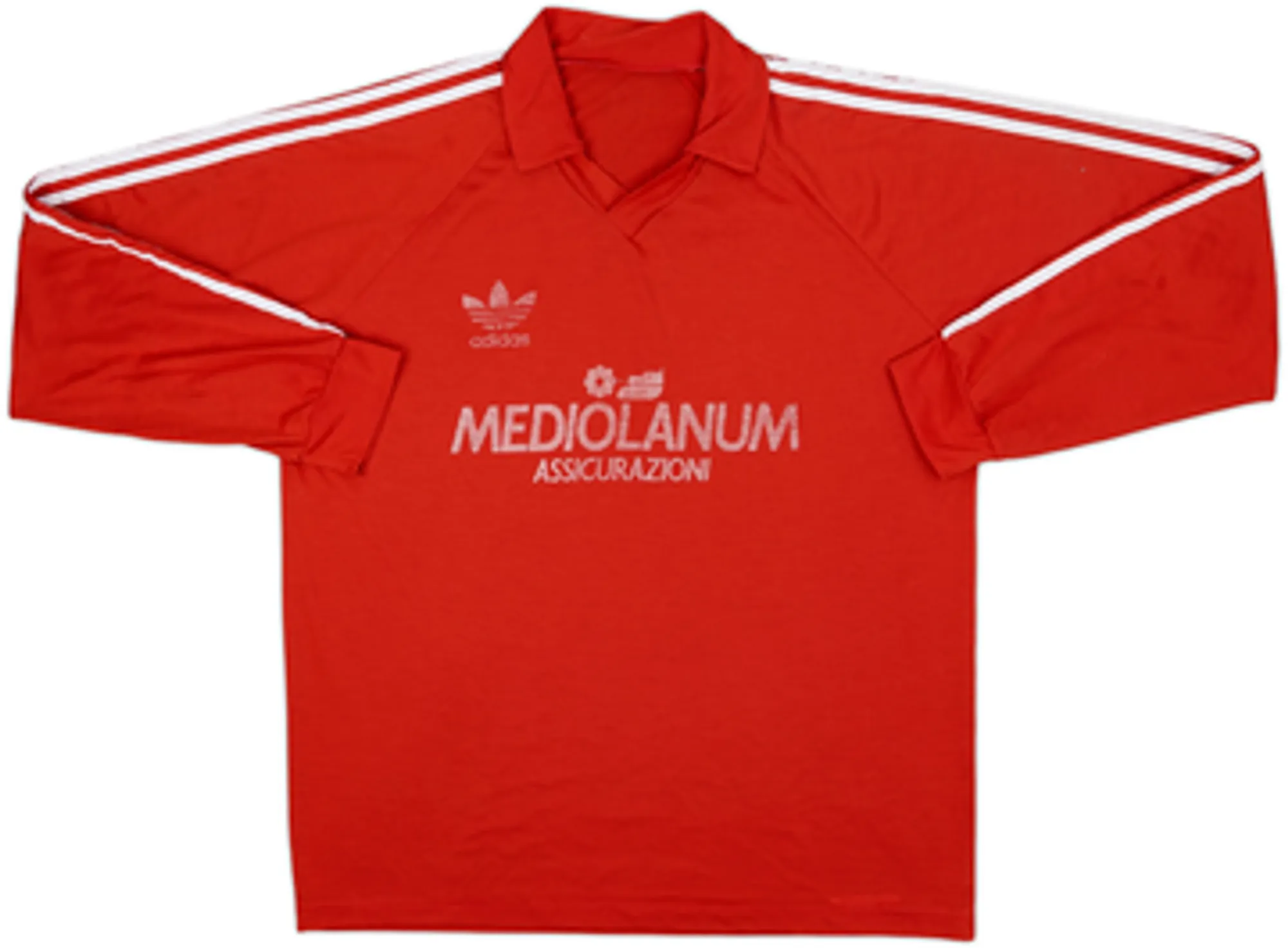 adidas AC Milan Mens LS Home Shirt 1990/91