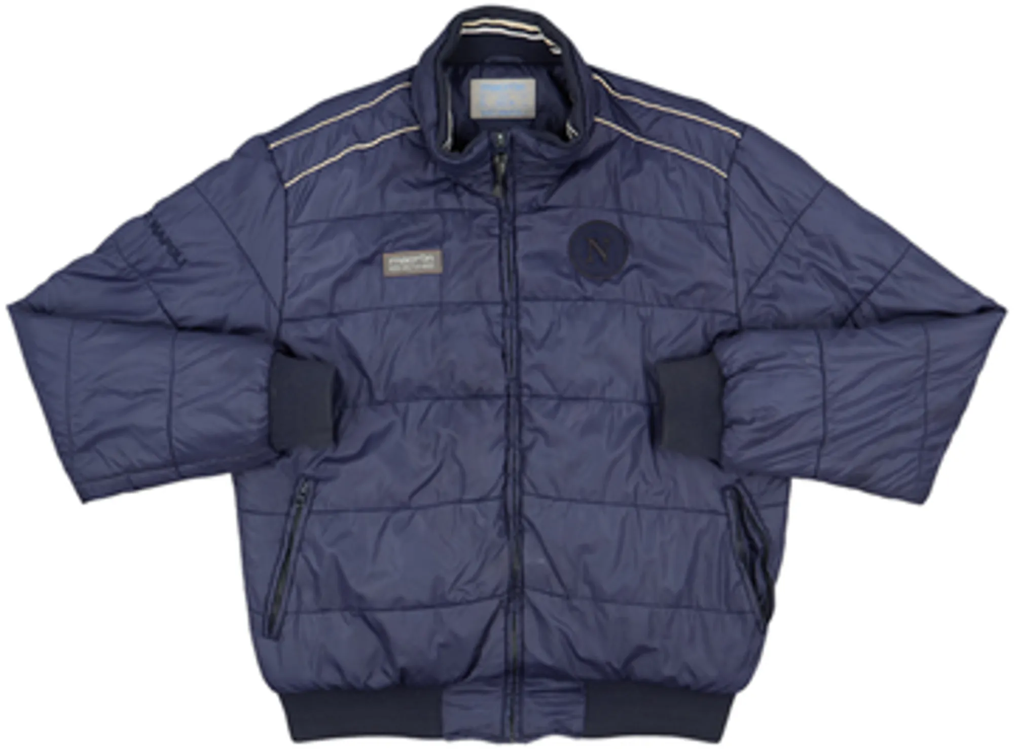 2014-15 Napoli Macron Padded Bench Coat - 8/10 - (XL)