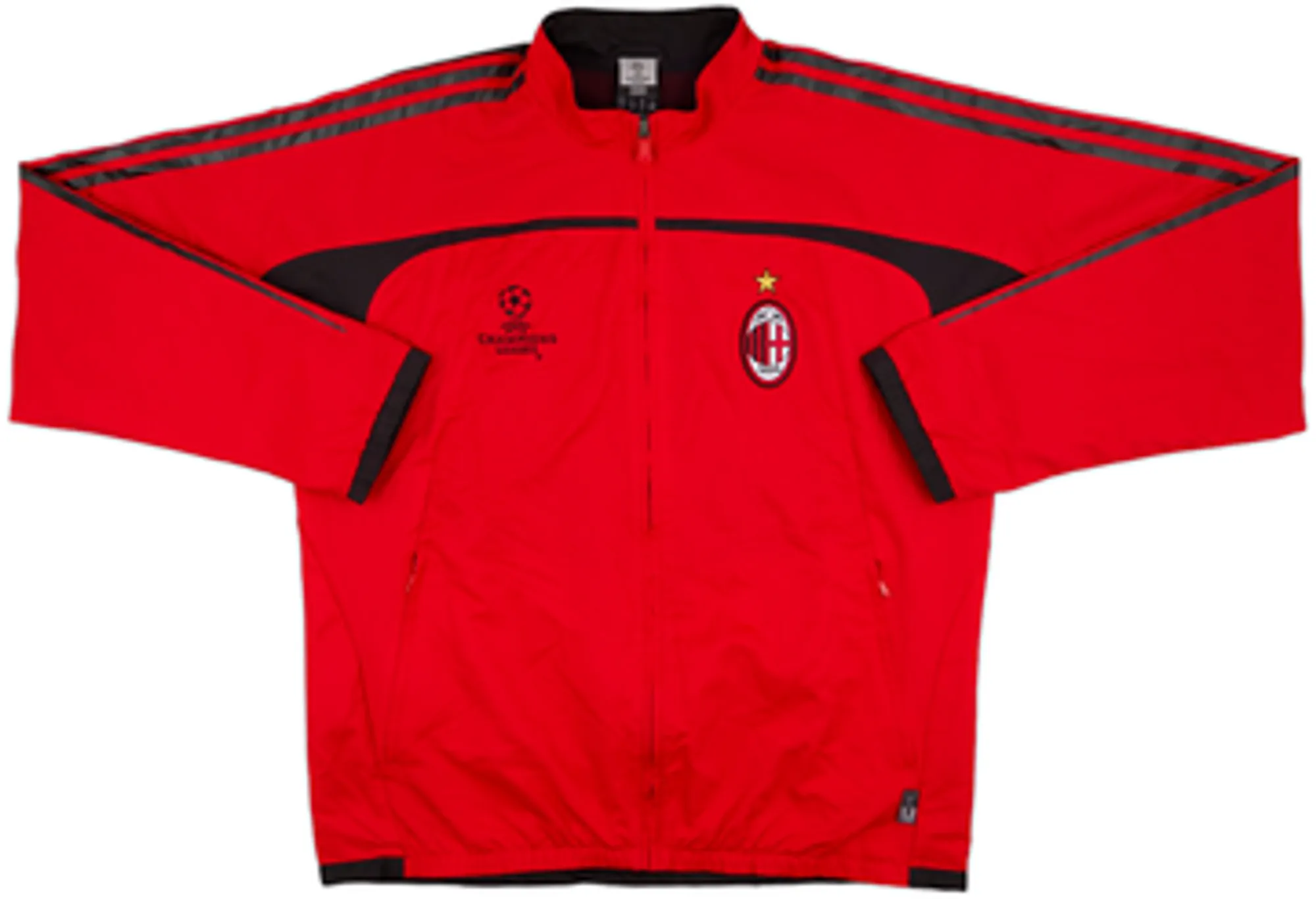 2004-05 AC Milan adidas CL Track Jacket - 8/10 - (M/L)