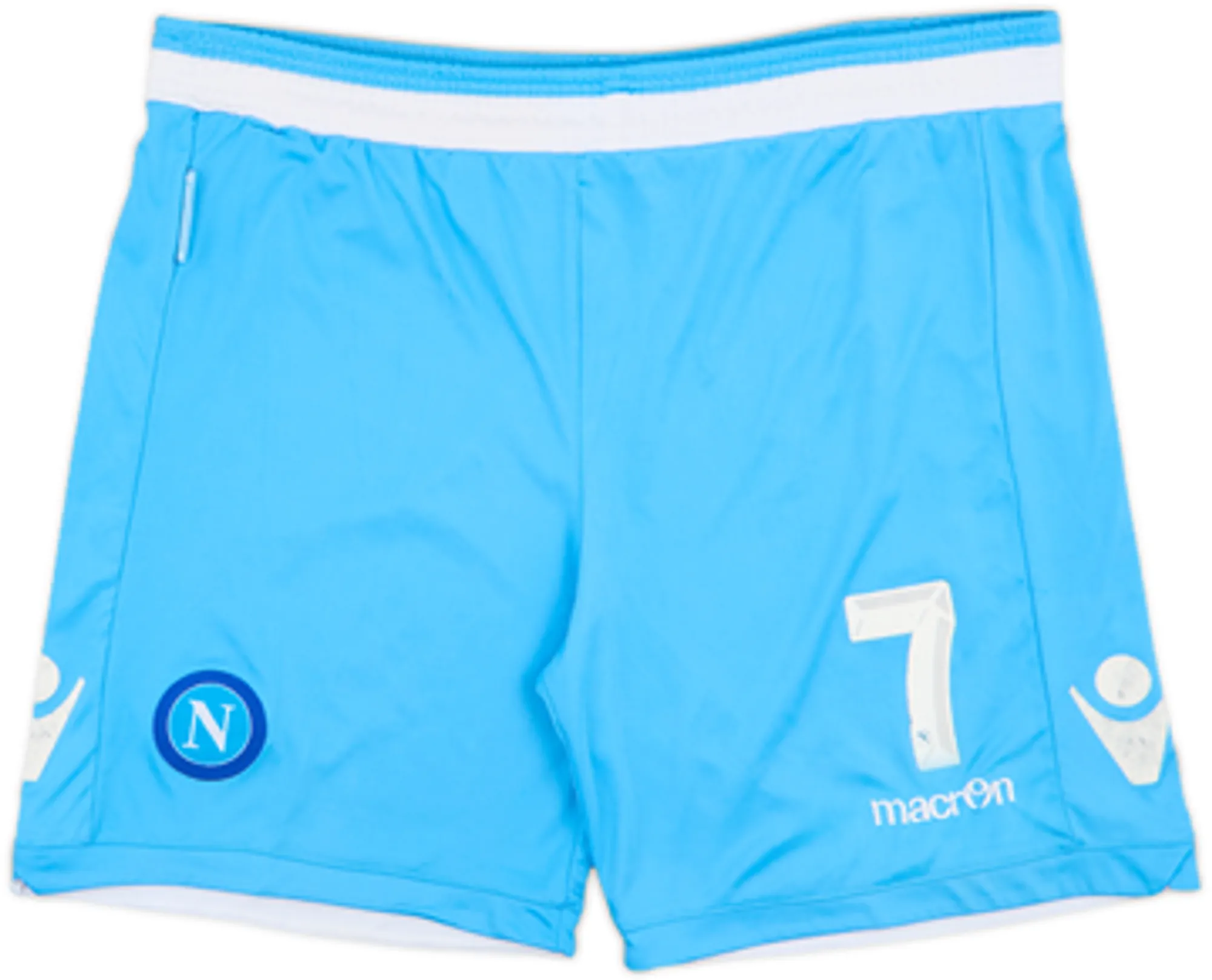 Macron Napoli Mens Player Issue Home Shorts 2013/14