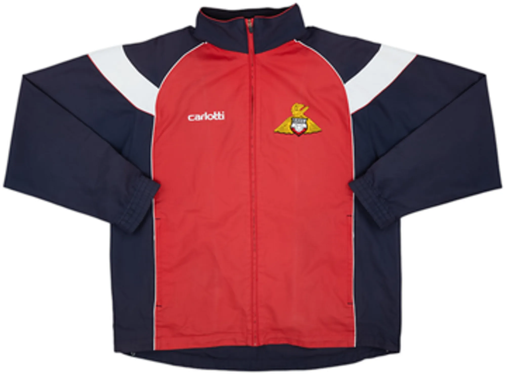 2005-06 Doncaster Rovers Carlotti Hooded Track Jacket - 8/10 - (M)