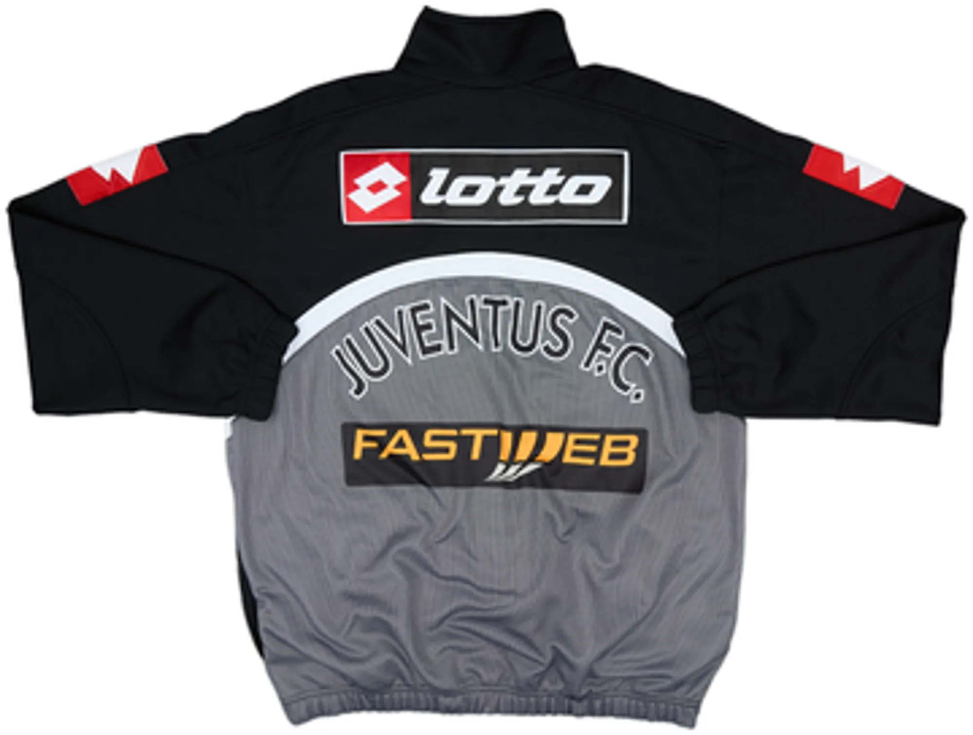 2001-02 Juventus Lotto 1/4 Zip Drill Top - 8/10 - (S)