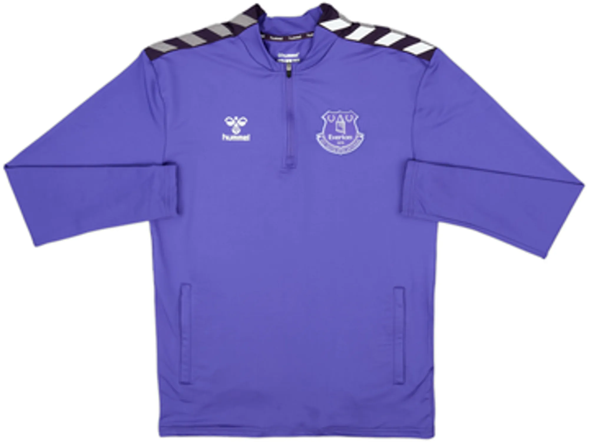 2022-23 Everton Hummel 1/4 Zip Drill Top - 9/10 - (S)