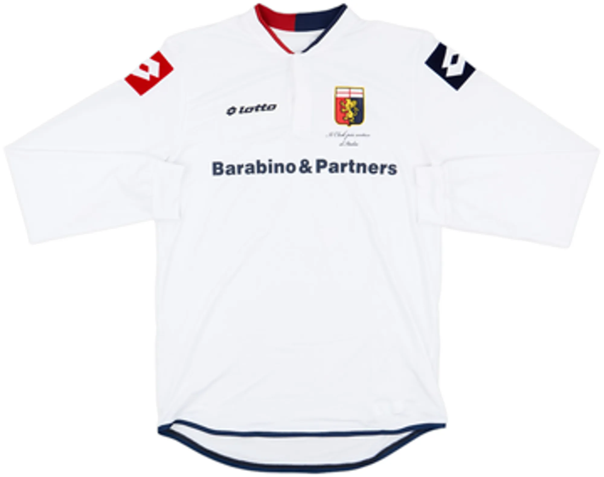 Lotto Genoa Mens LS Away Shirt 2013/14