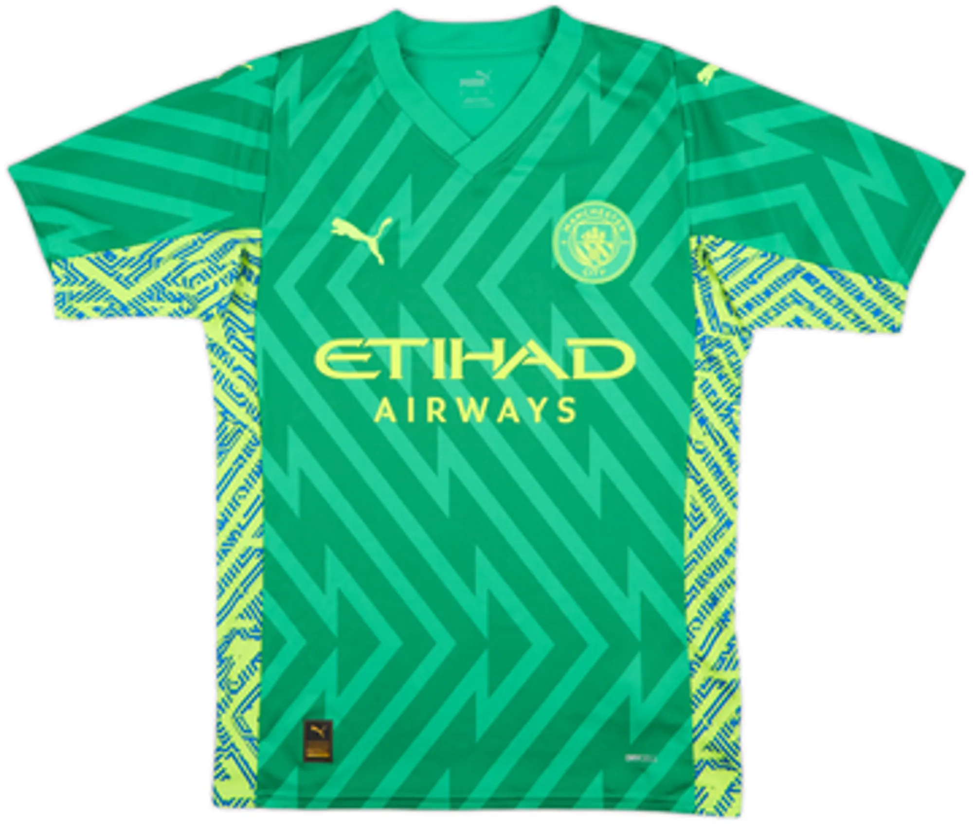 Puma Manchester City Mens LS Goalkeeper Home Shirt 2023/24