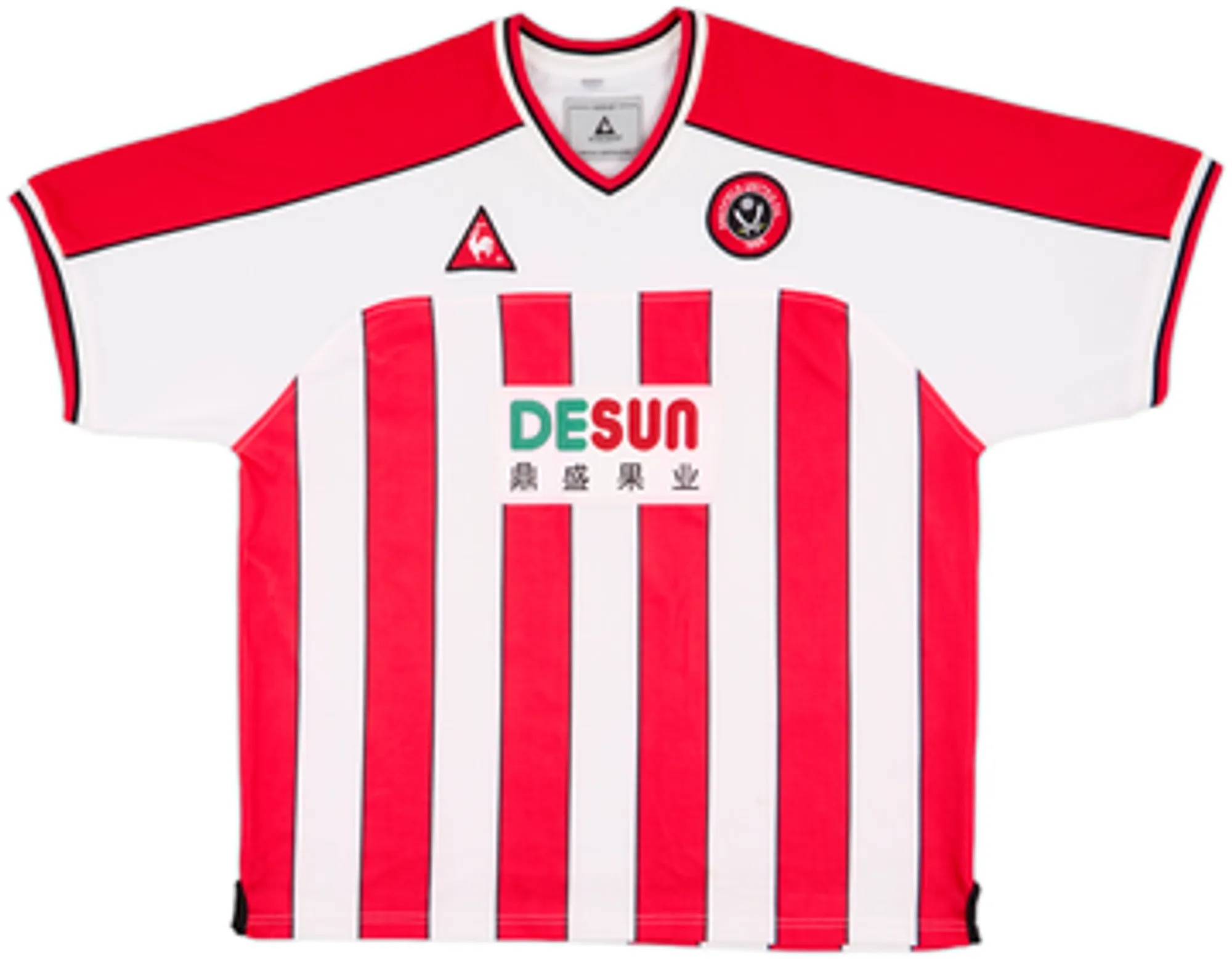 LeCoqSportif Sheffield United Mens SS Home Shirt 2002/04