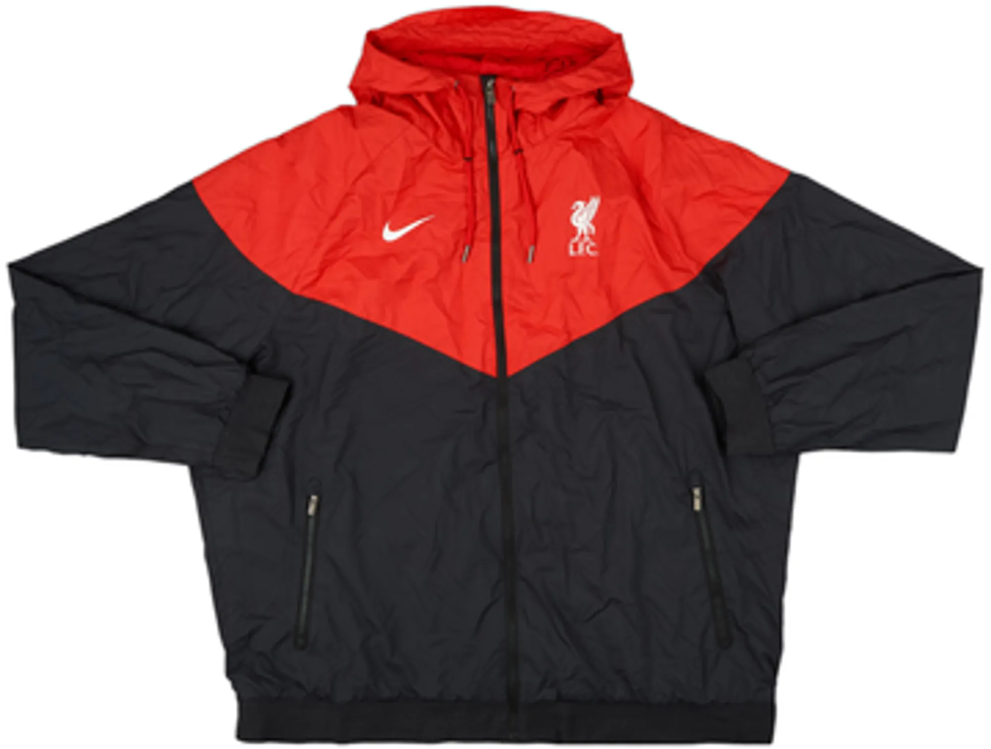 2020-21 Liverpool Nike Hooded Track Jacket - 8/10 - (XXL)
