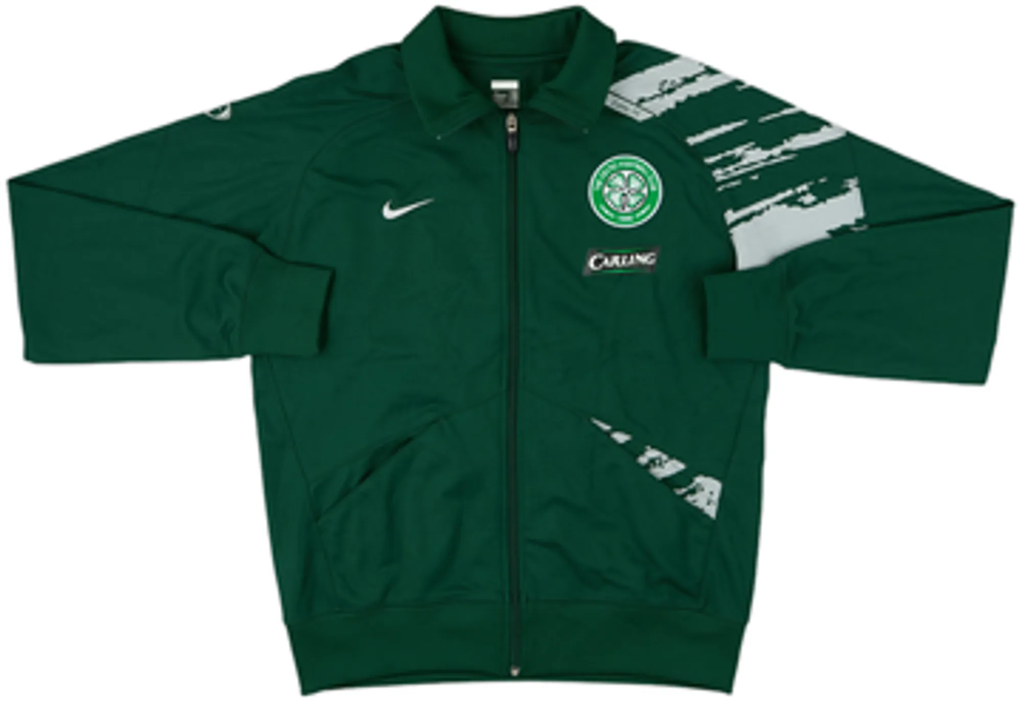 2007-08 Celtic Nike Track Jacket - 8/10 - (M)