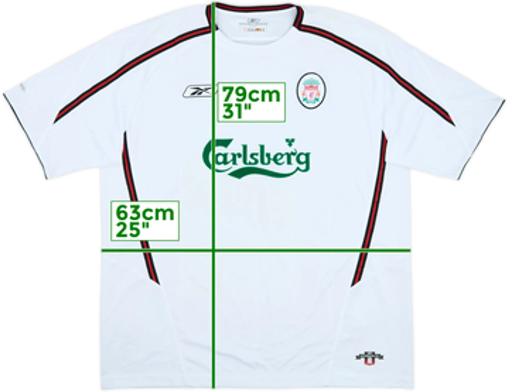Reebok Liverpool Mens SS Away Shirt 2003/04