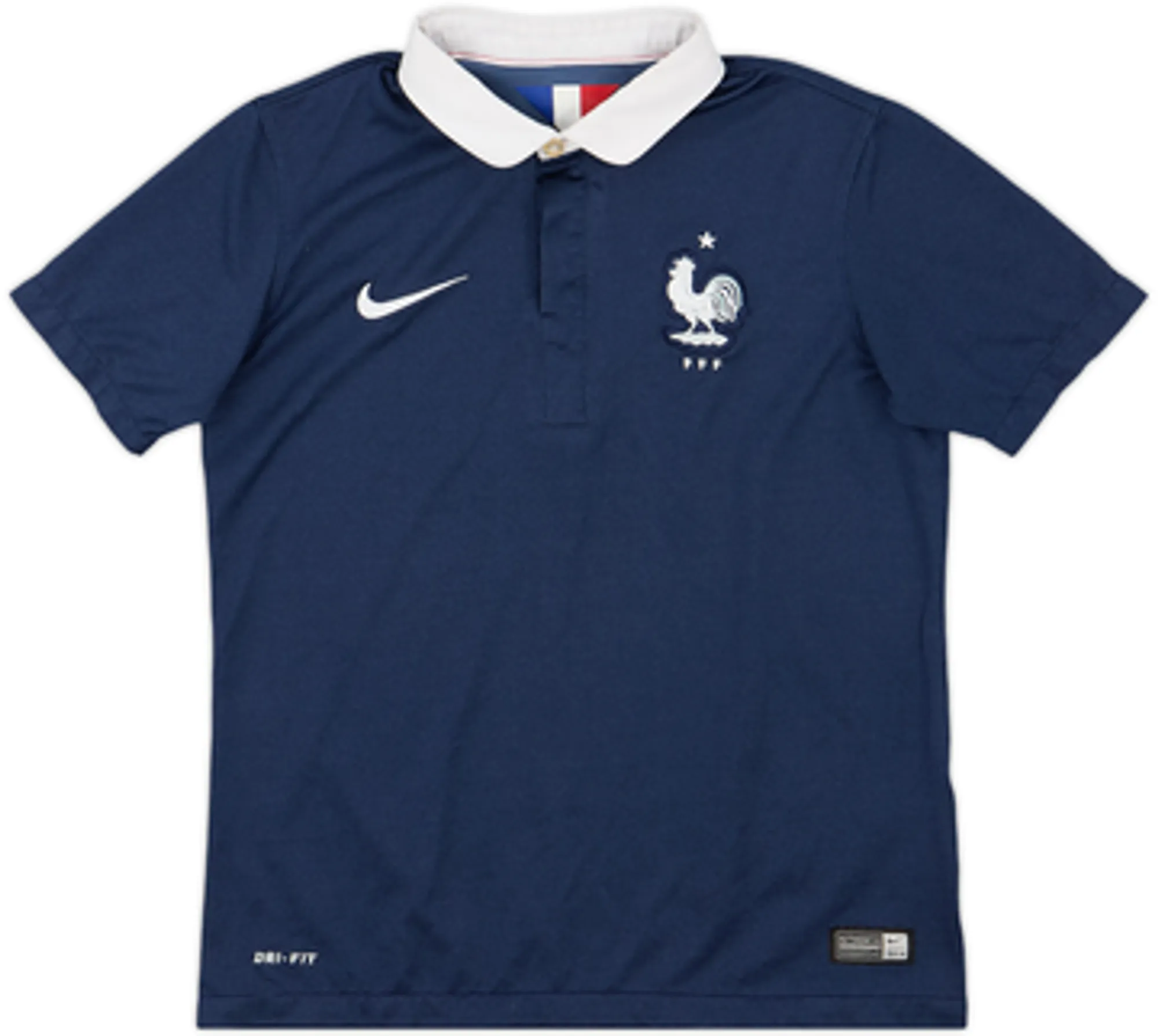 Nike France Boys SS Home Shirt 2014