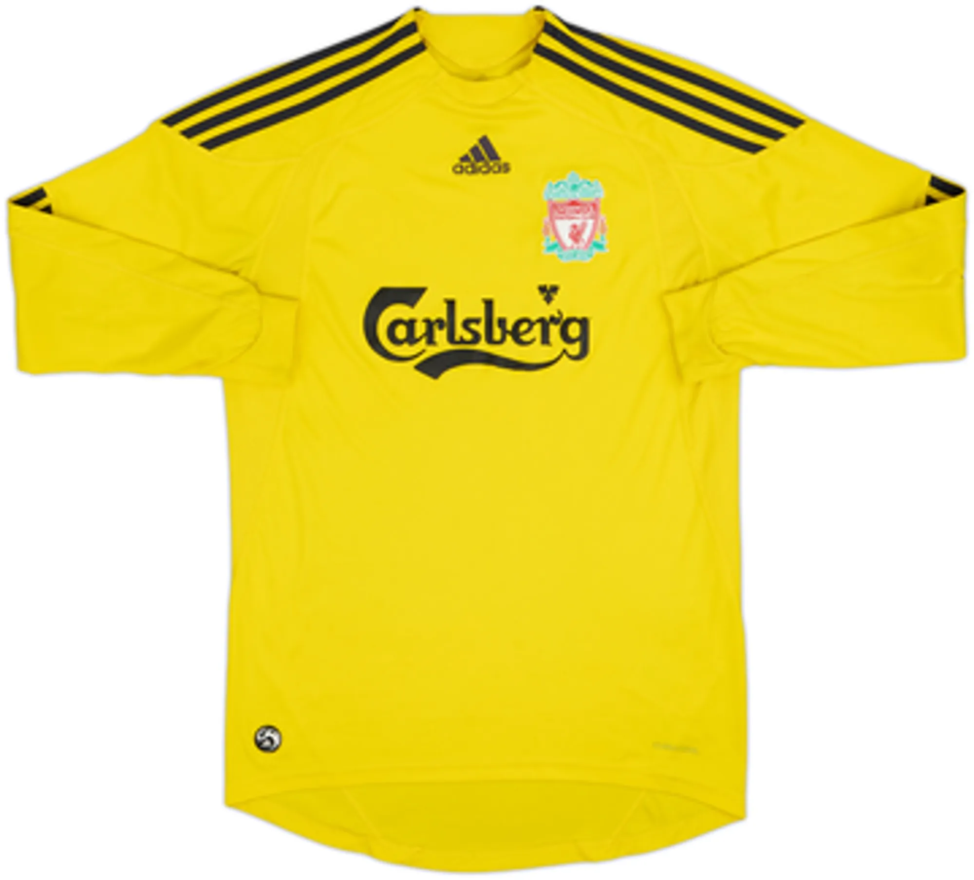 adidas Liverpool Mens LS Goalkeeper Home Shirt 2009/10