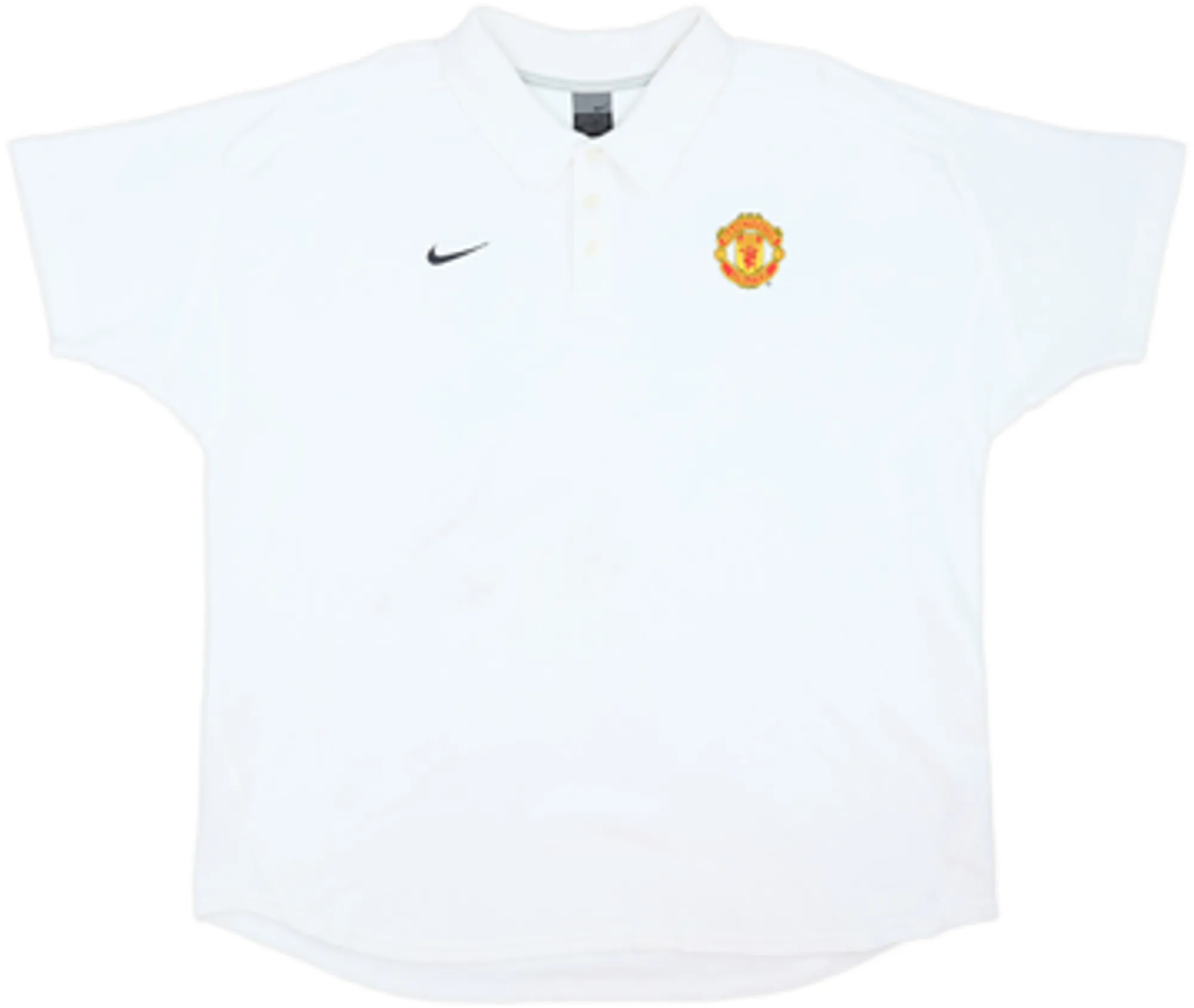 2002-03 Manchester United Nike Polo Shirt - 8/10 - (XXL)