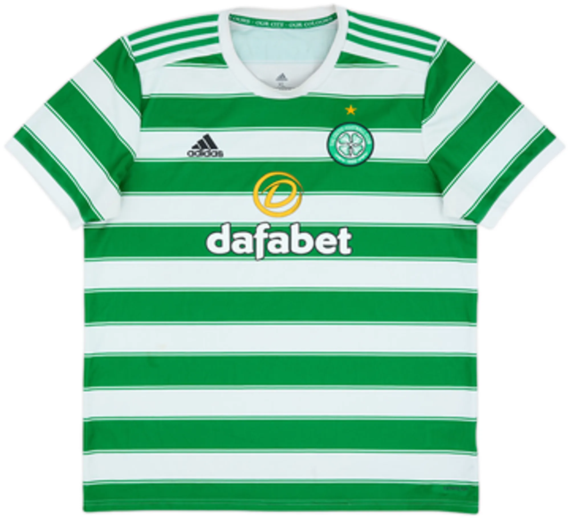 adidas Celtic Mens SS Home Shirt 2021/22