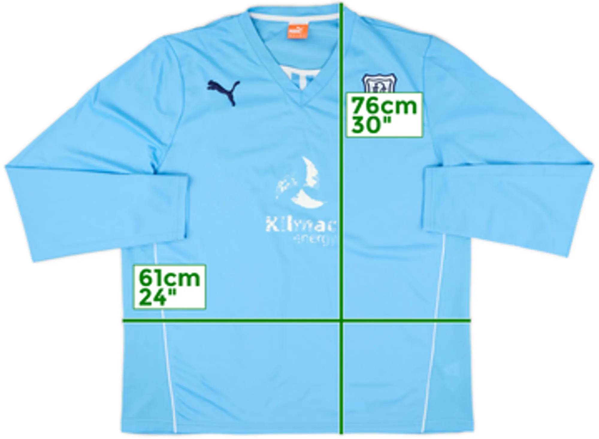 Puma Dundee Mens LS Away Shirt 2013/14