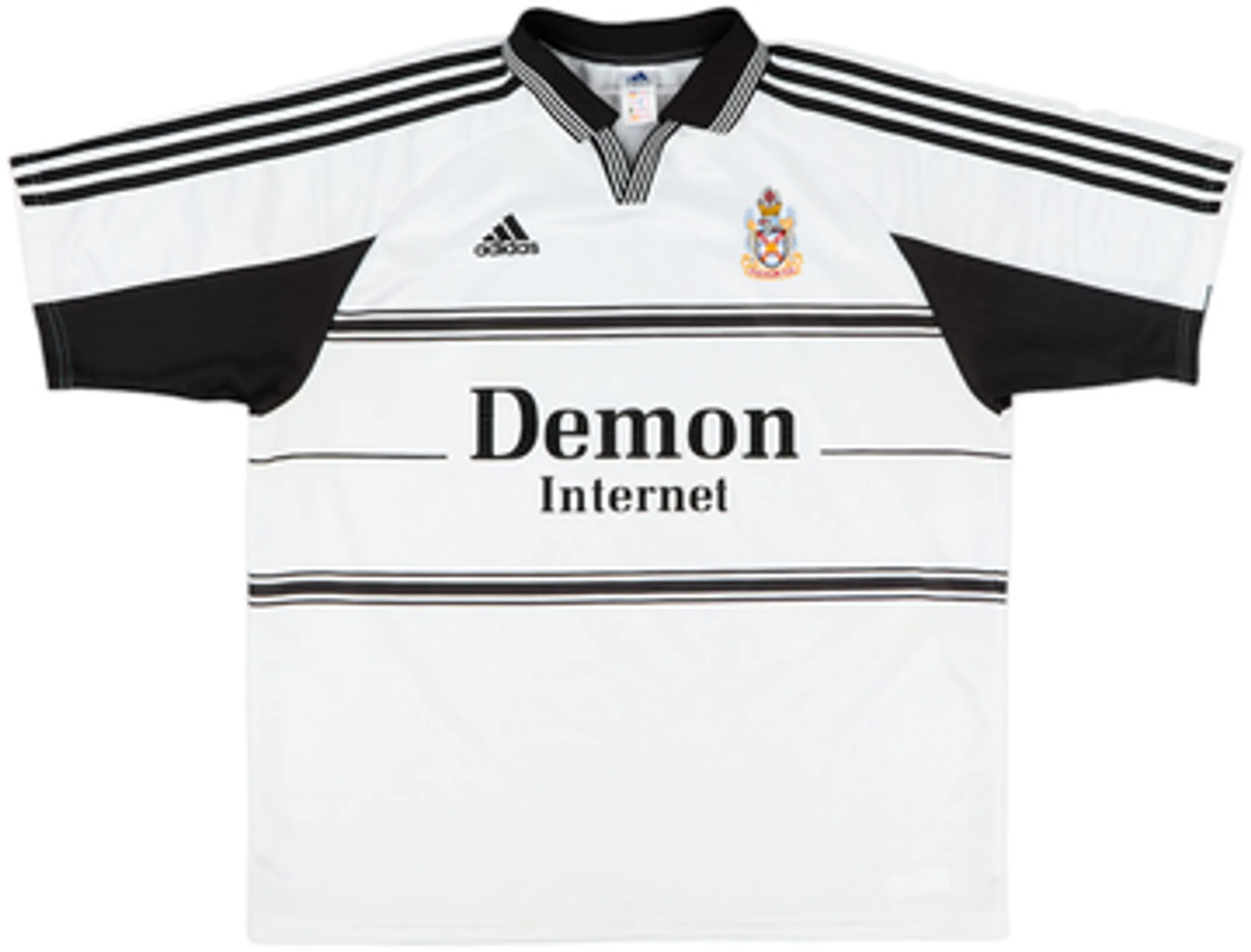 adidas Fulham Mens SS Home Shirt 1999/00