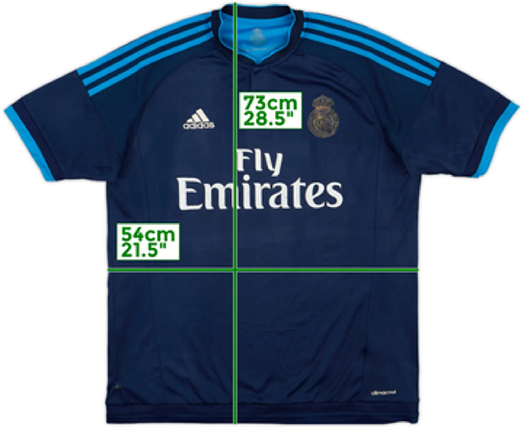 adidas Real Madrid Mens SS Third Shirt 2015/16