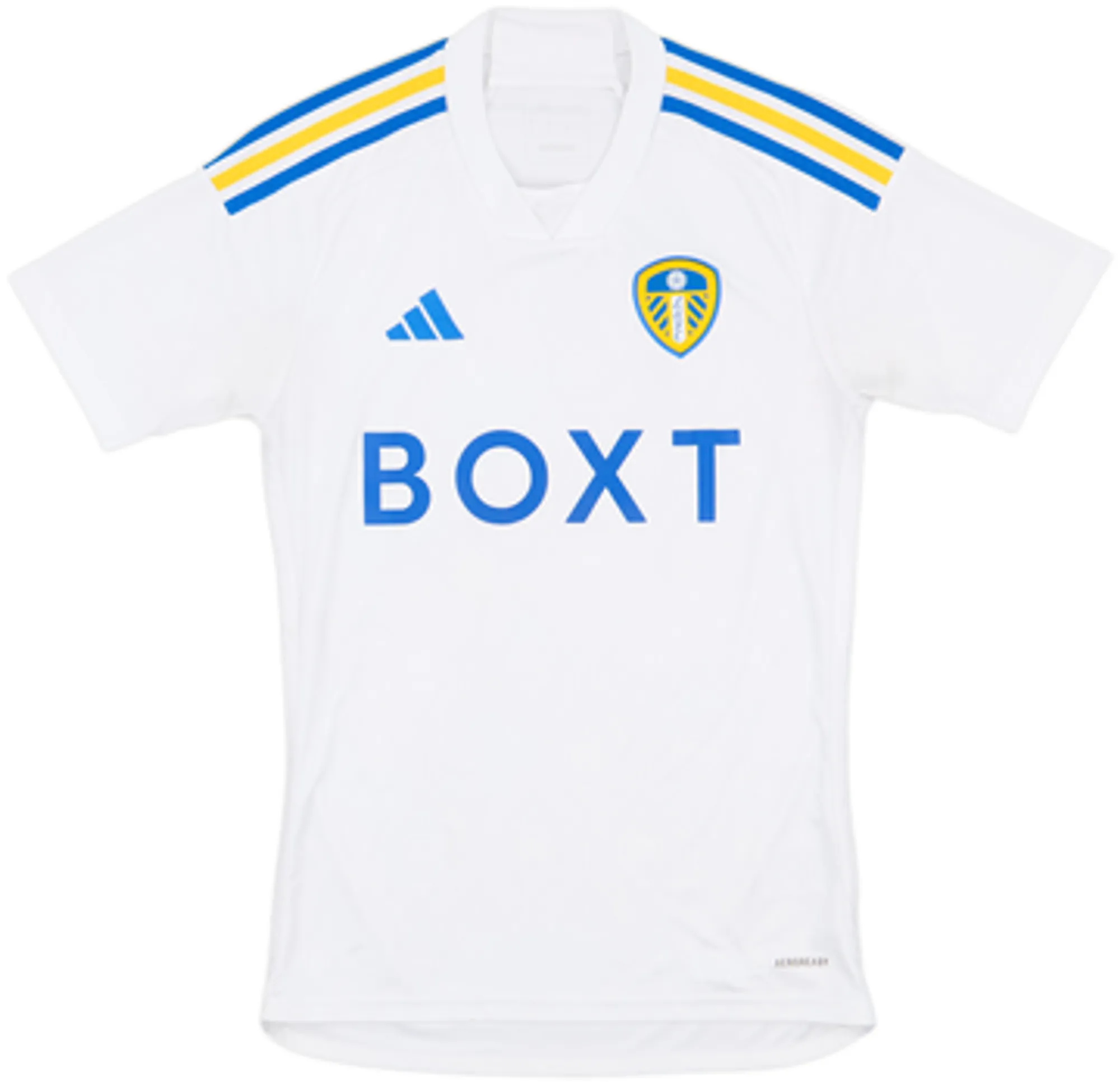 adidas Leeds United Mens SS Home Shirt 2023/24