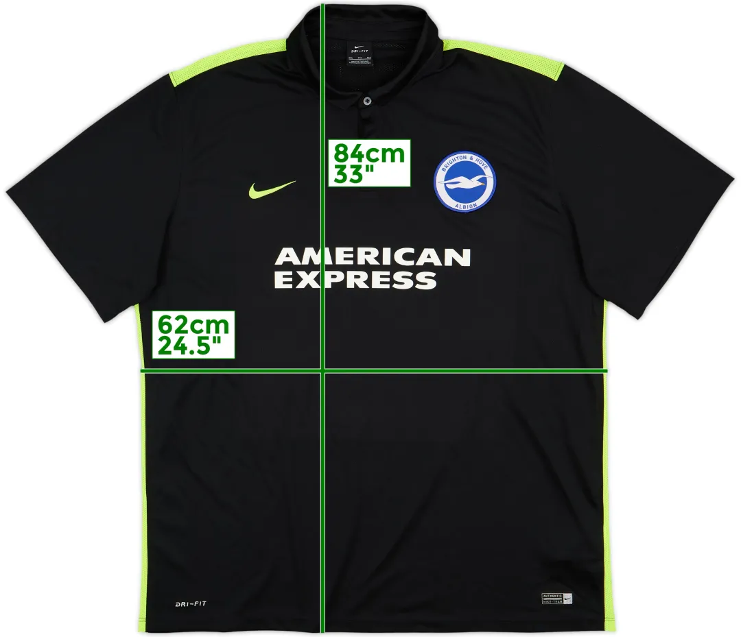 Nike Brighton & Hove Albion Mens SS Away Shirt 2016/17