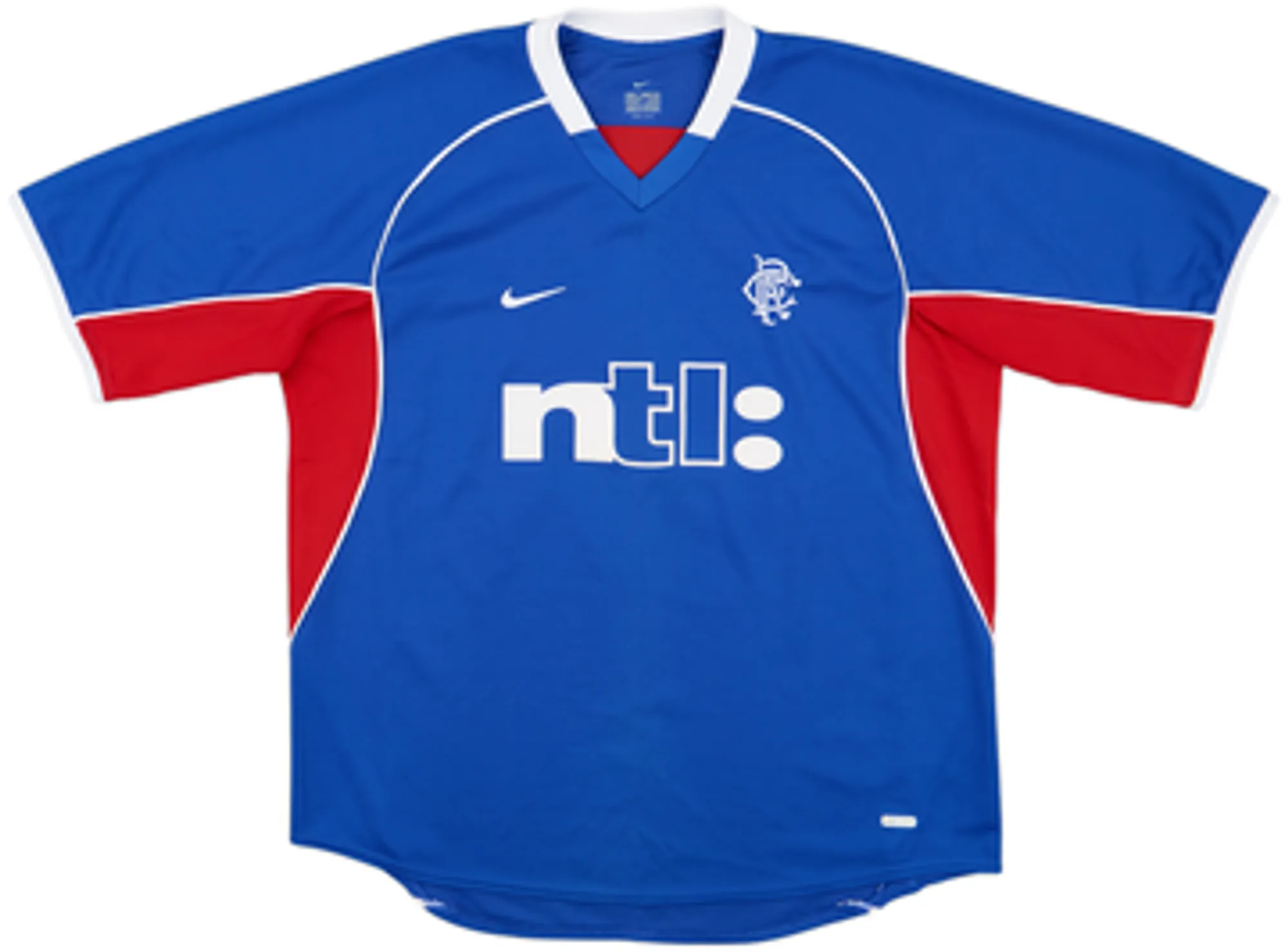 Nike Rangers Mens SS Home Shirt 2001/02