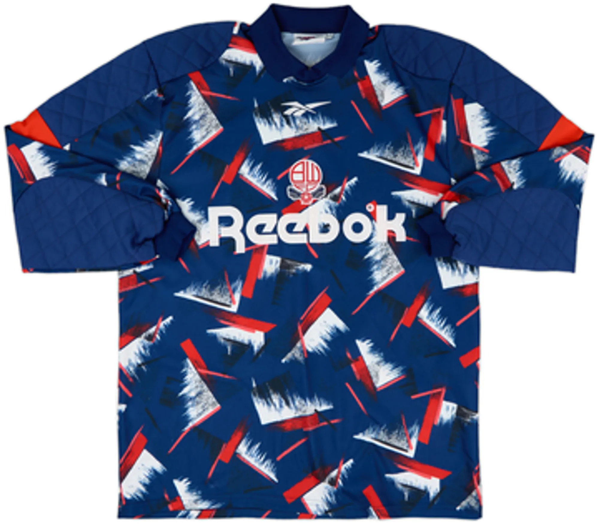 Reebok Bolton Wanderers Mens LS Goalkeeper Home Shirt 1993/95