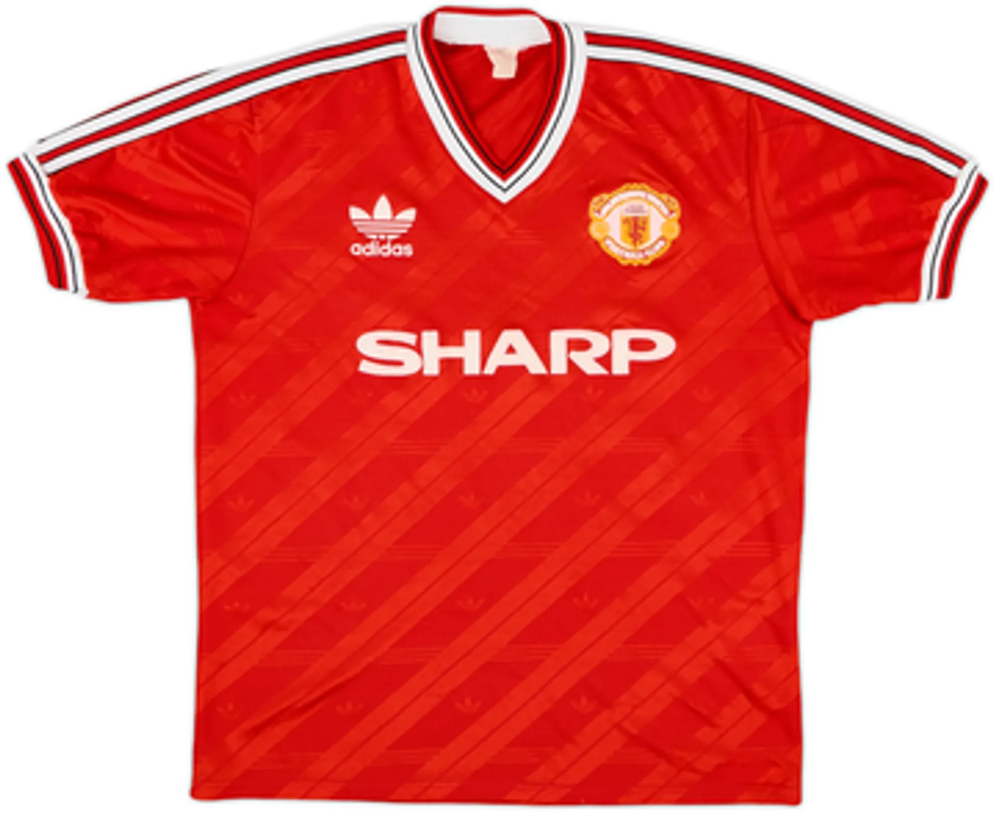 adidas Manchester United Mens SS Home Shirt 1986/88