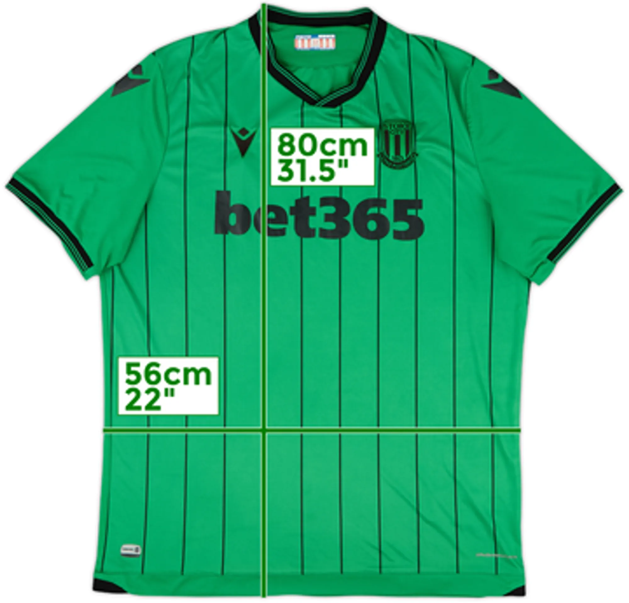 Macron Stoke City Mens SS Away Shirt 2021/22