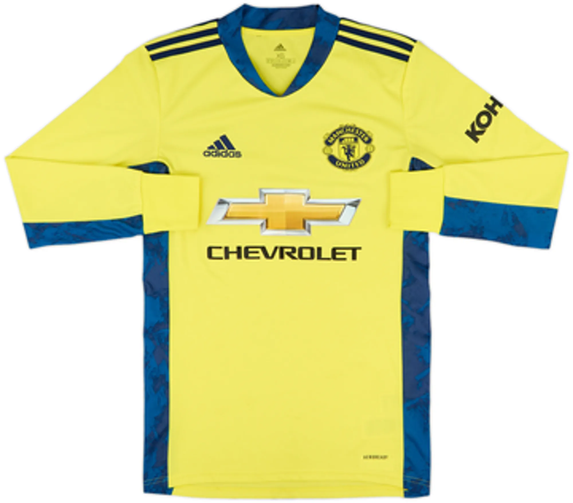 adidas Manchester United Mens LS Goalkeeper Home Shirt 2020/21