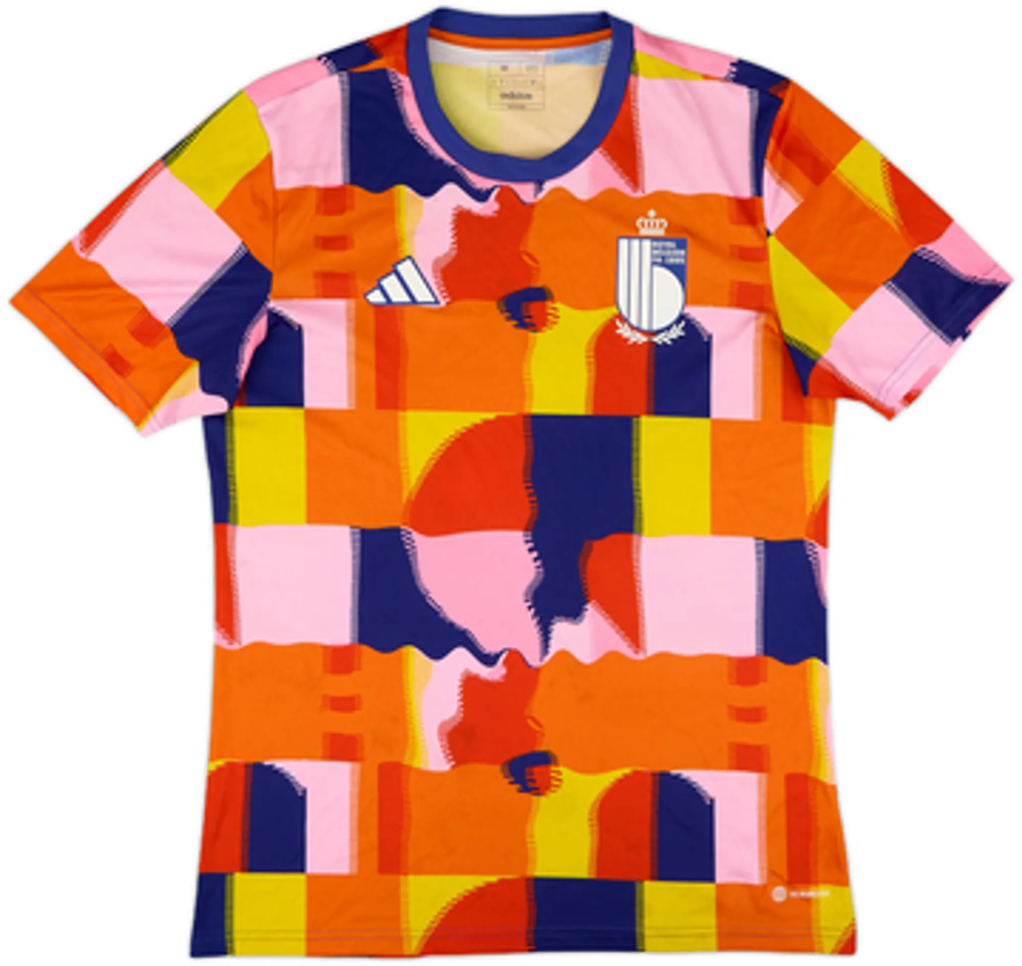 adidas Belgium Mens SS Pre-Match Home Shirt 2022