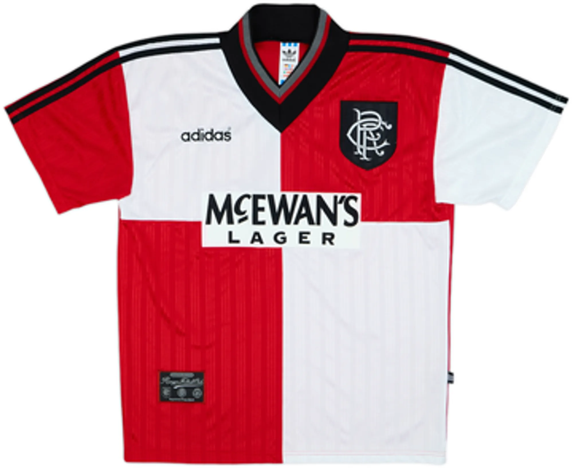 adidas Rangers Mens SS Away Shirt 1995/96