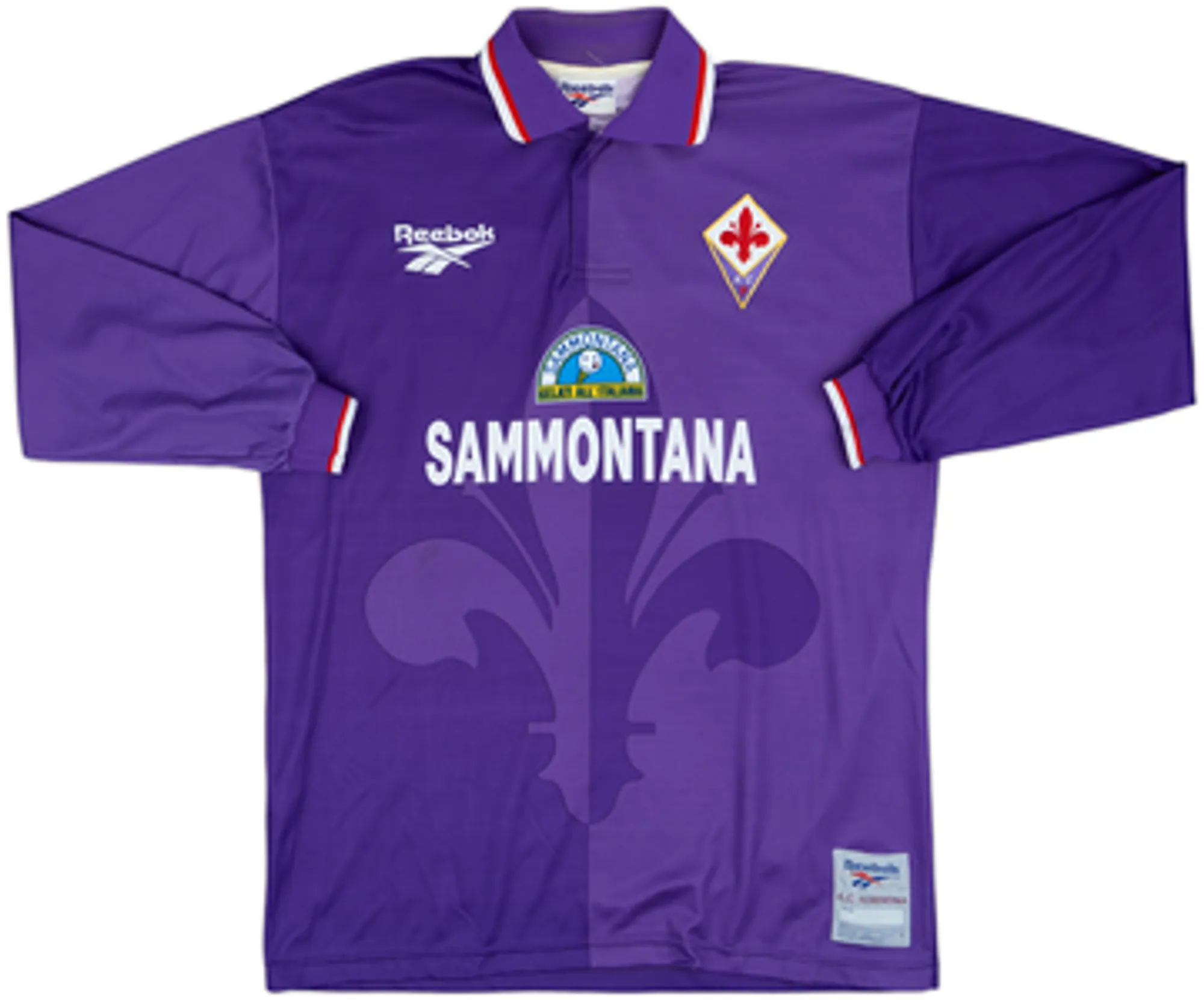 Reebok Fiorentina Mens LS Home Shirt 1996/97 | FIOH96258834used