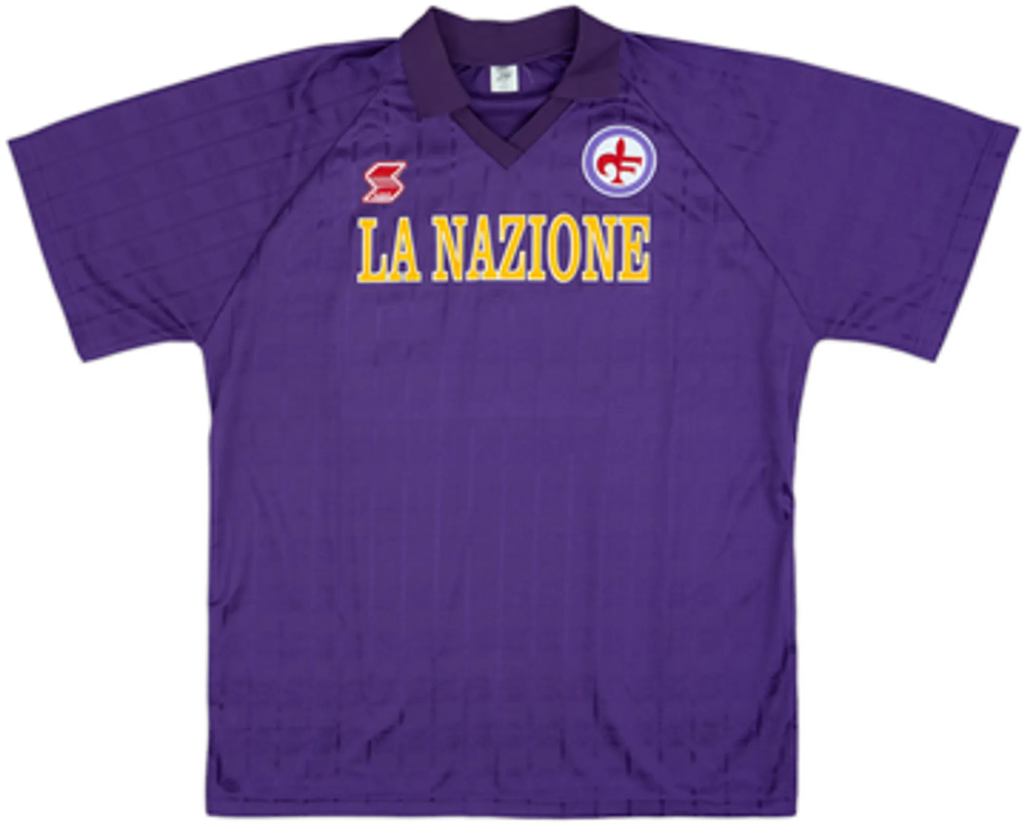 Ennerre Fiorentina Mens SS Home Shirt 1989/90