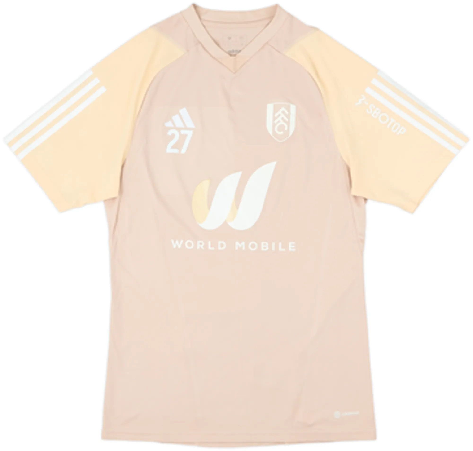 adidas Fulham Mens SS Player Issue Home Shirt 2022/23
