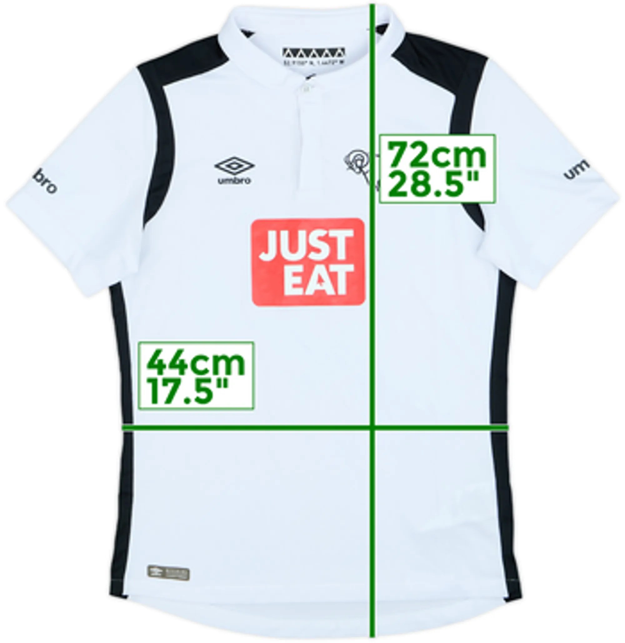 Umbro Derby County Boys SS Home Shirt 2016/17