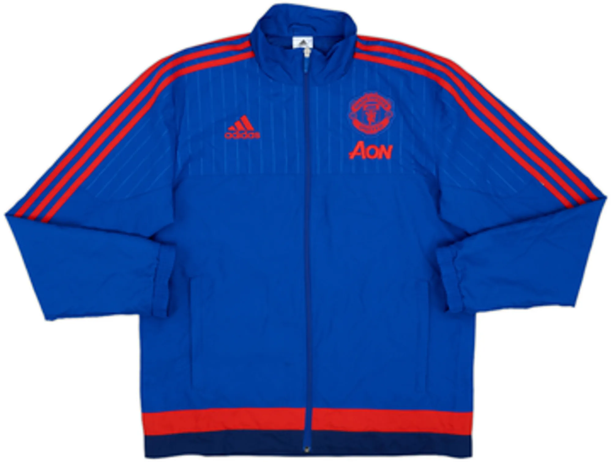 2015-16 Manchester United adidas Track Jacket - 9/10 - (M)