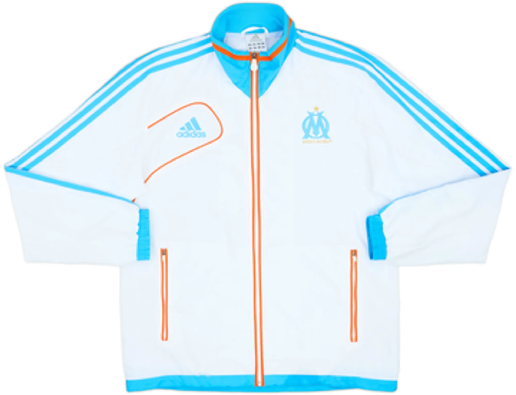 2012-13 Olympique Marseille adidas Track Jacket - 7/10 - (M)