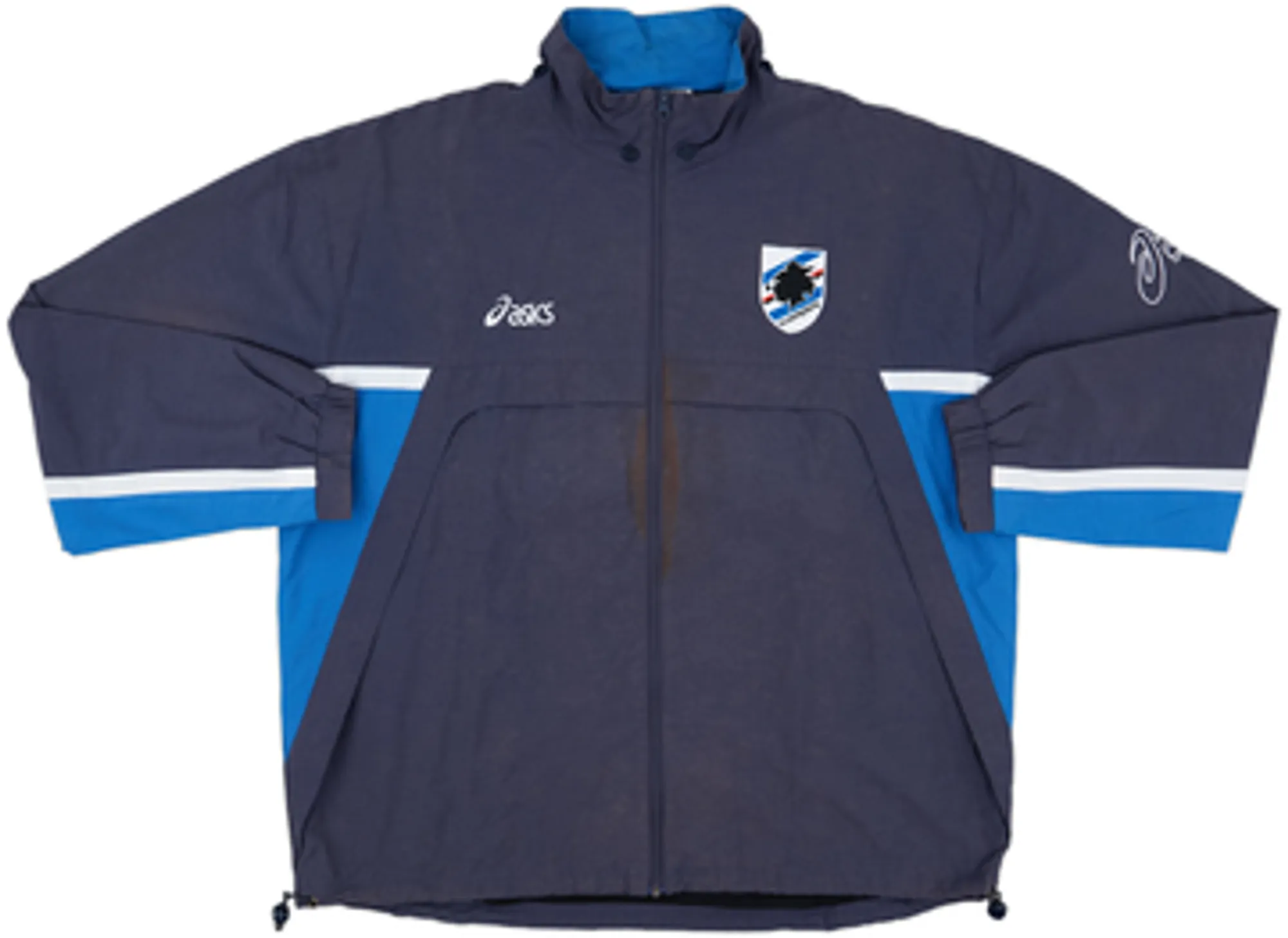 Asics Sampdoria Mens SS Home Shirt 2001/02